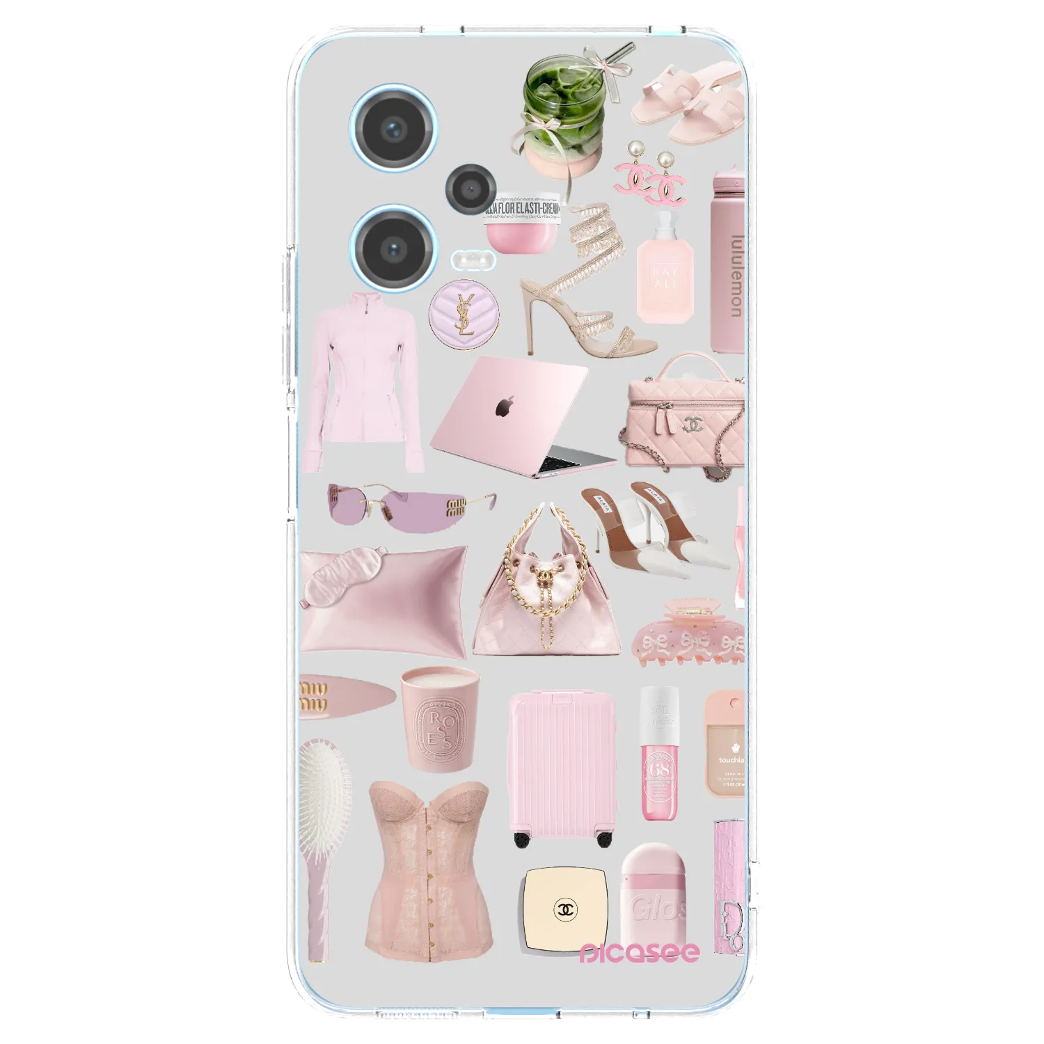 Picasee silikónový prehľadný obal pre Xiaomi Redmi Note 12 5G - Glam Babe