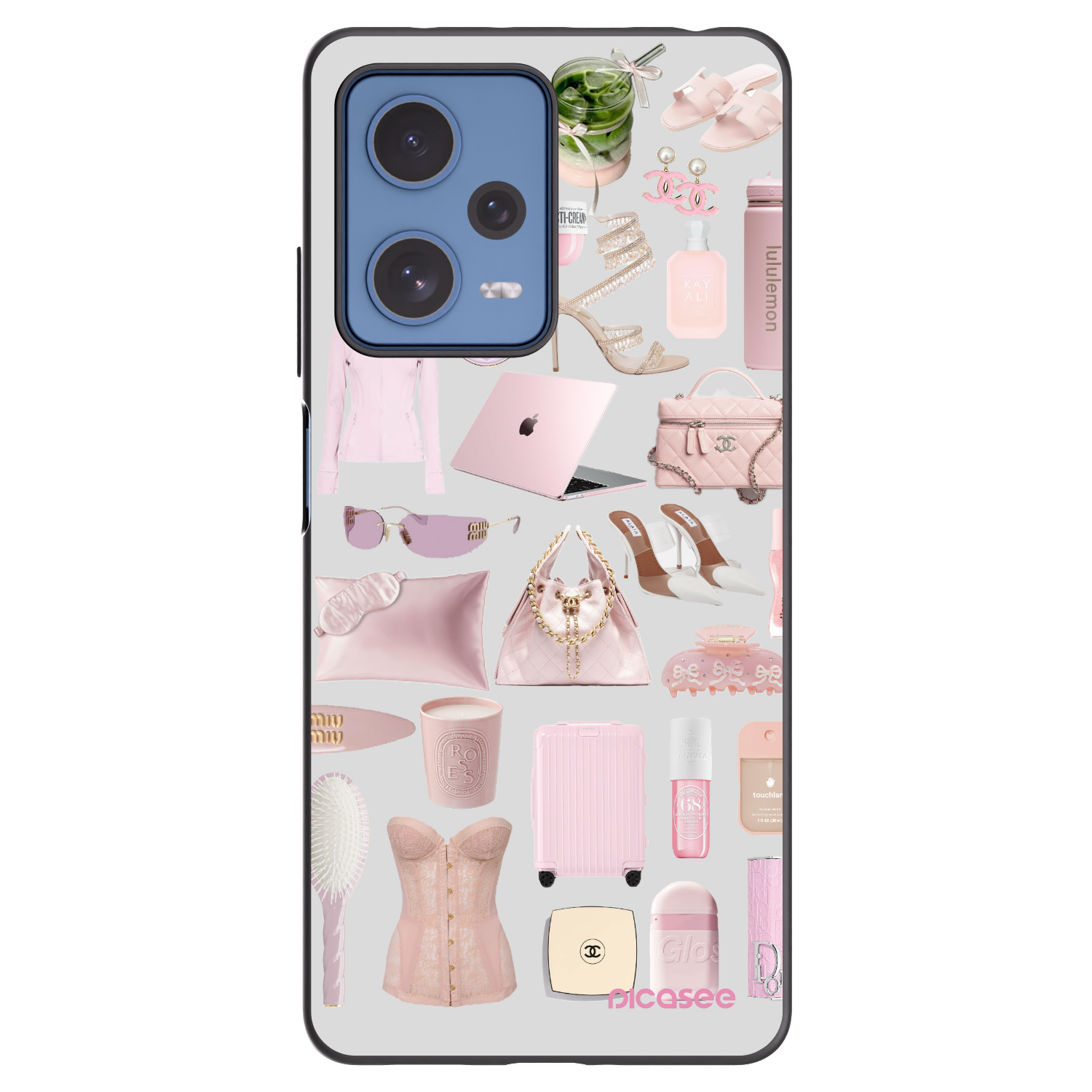 Picasee silikónový čierny obal pre Xiaomi Redmi Note 12 Pro 5G - Glam Babe