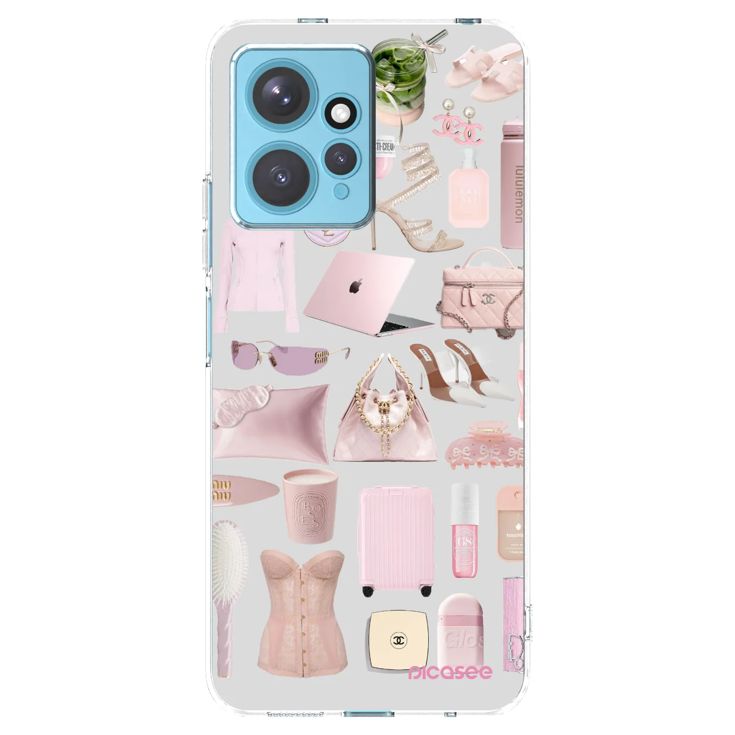 Picasee silikónový prehľadný obal pre Xiaomi Redmi Note 12 4G - Glam Babe