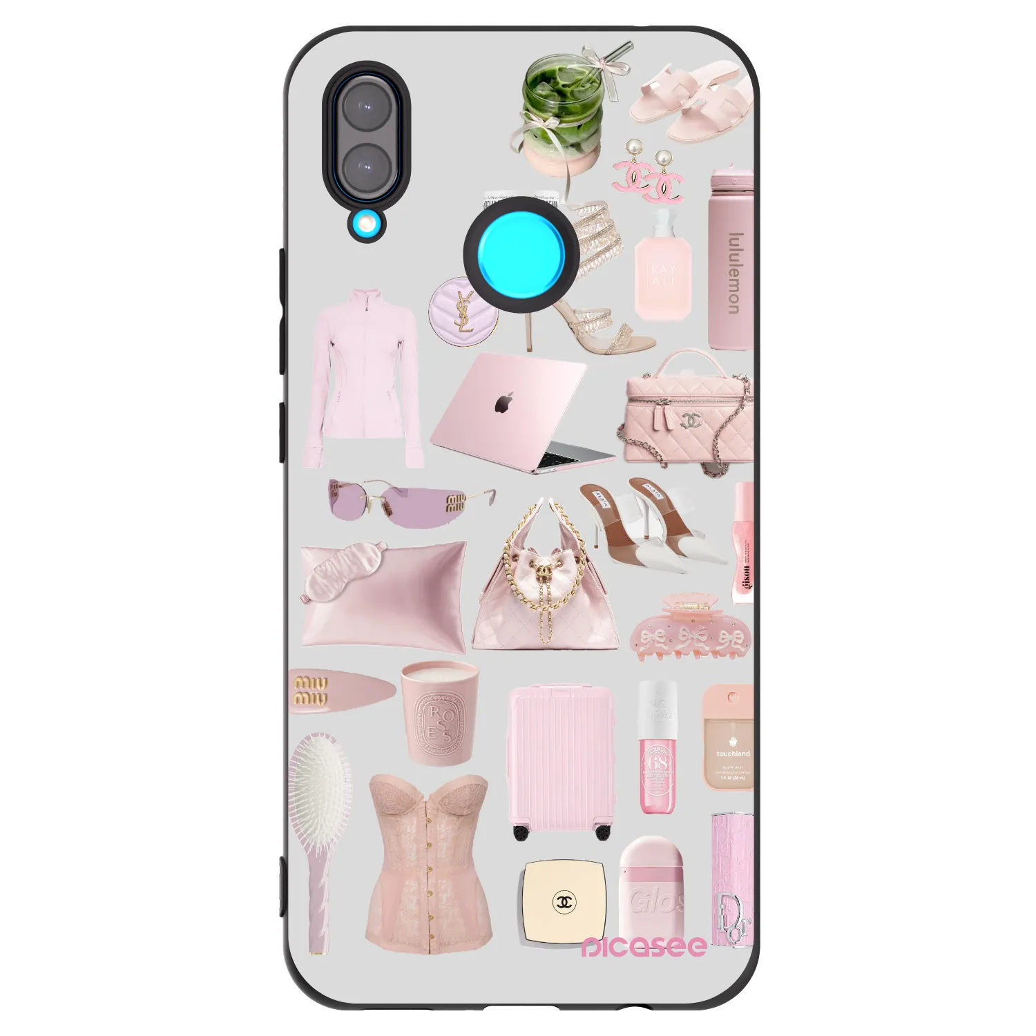 Picasee silikónový čierny obal pre Huawei Nova 3i - Glam Babe