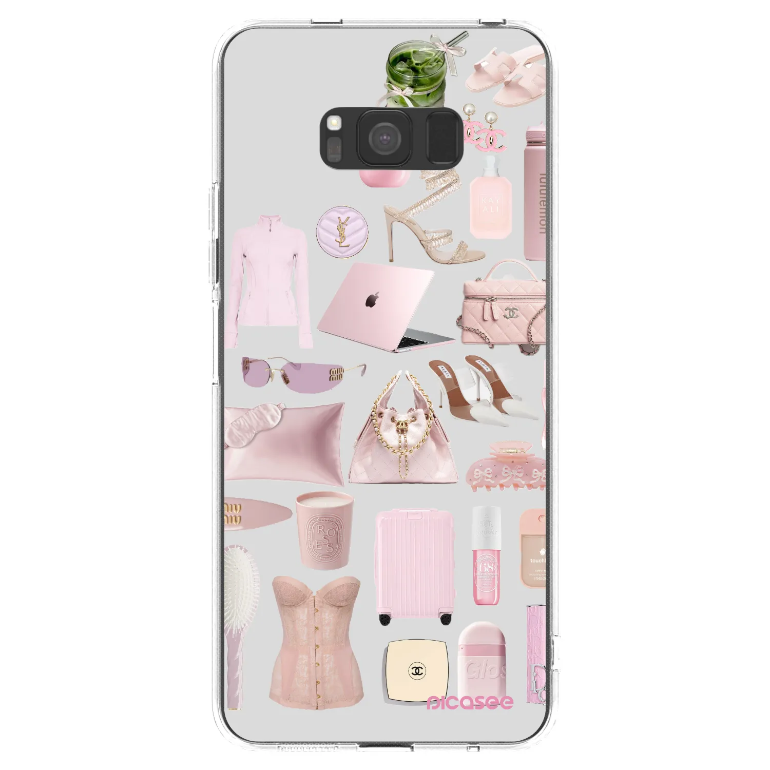 Picasee silikónový prehľadný obal pre Samsung Galaxy S8 G950F - Glam Babe