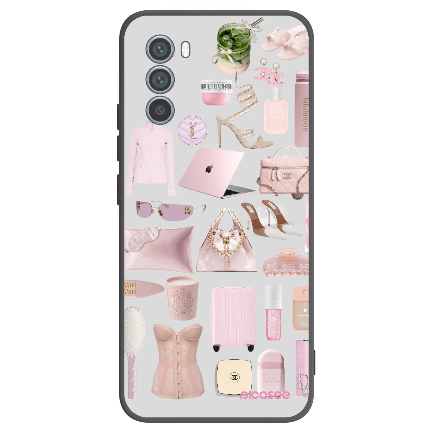 Picasee silikónový čierny obal pre Motorola Moto G62 - Glam Babe