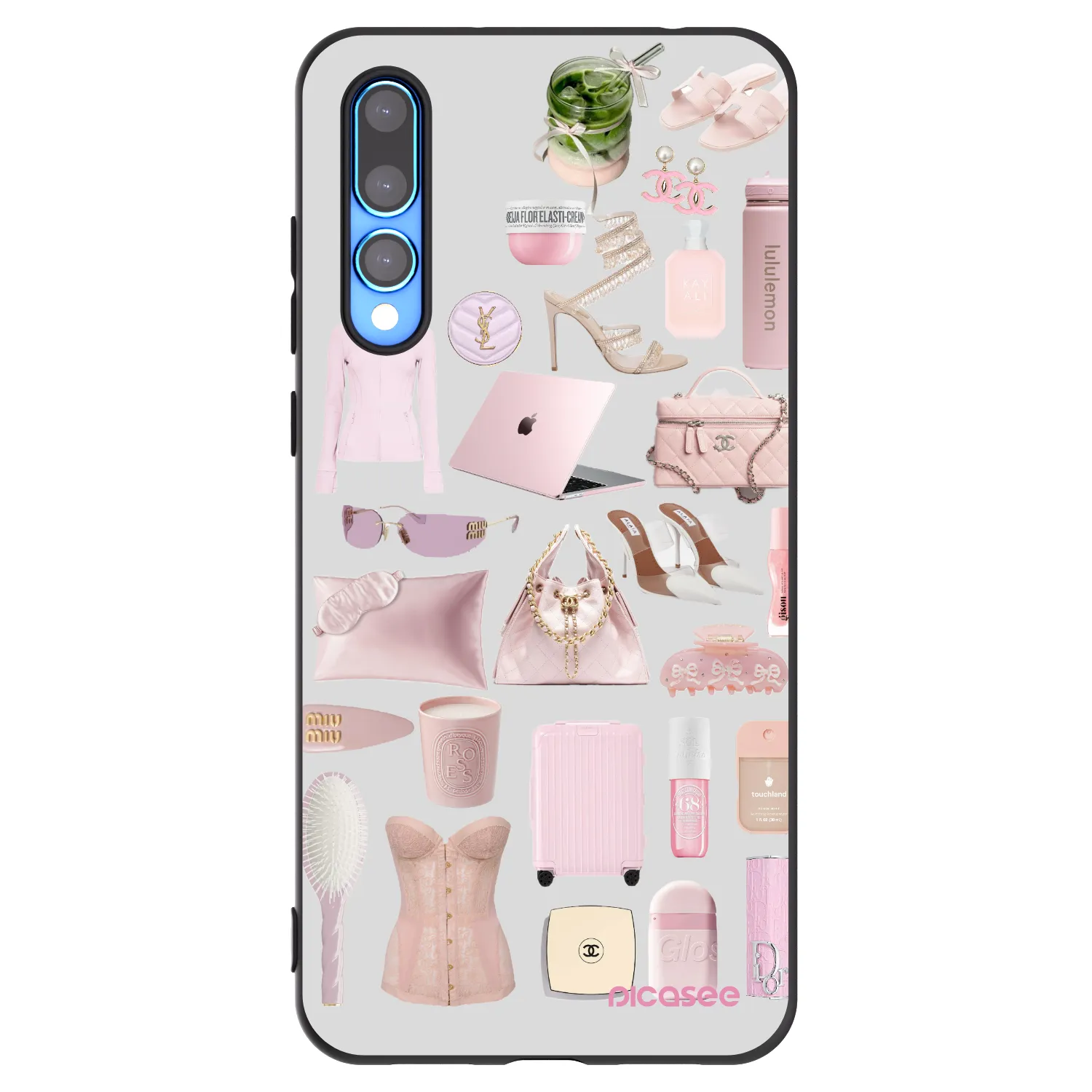 Picasee silikónový čierny obal pre Huawei P20 Pro - Glam Babe