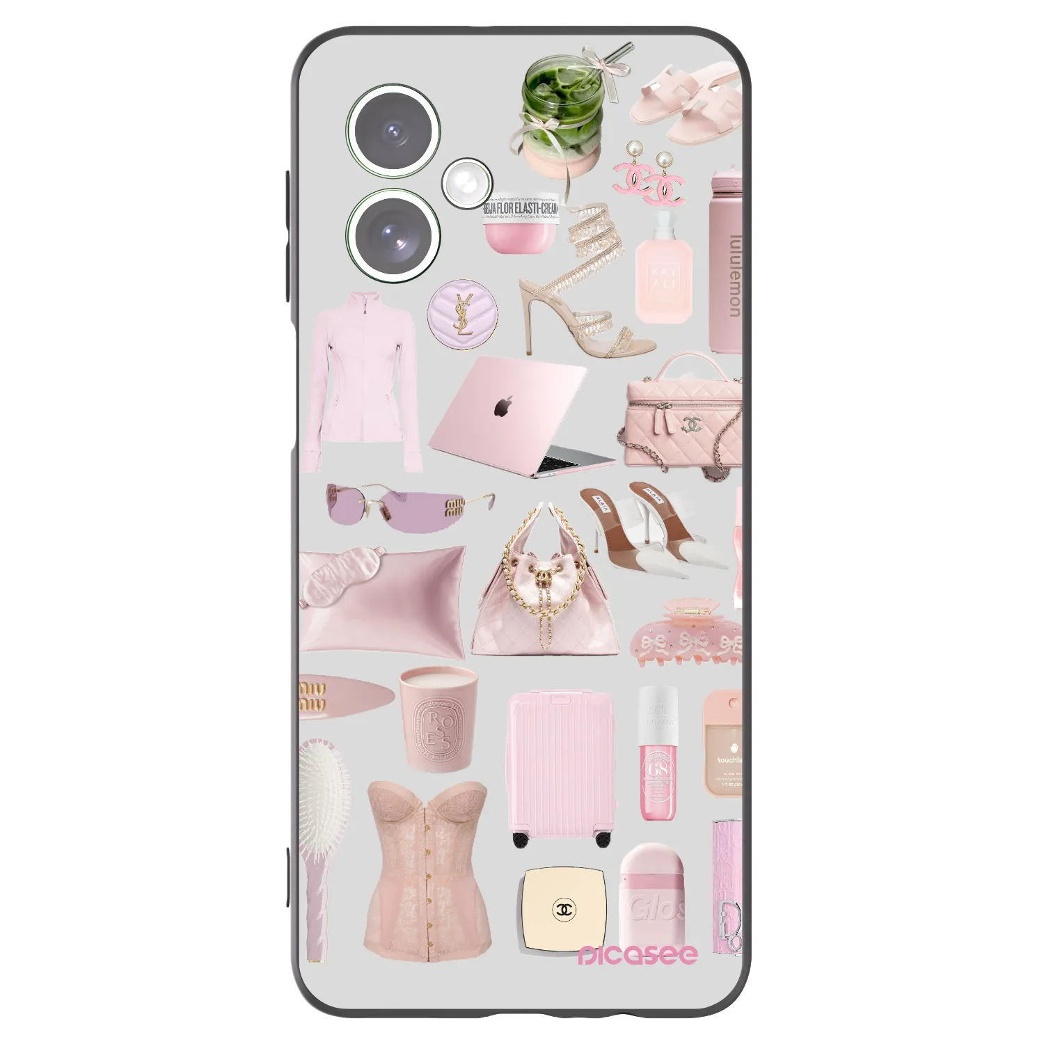 Silikónový čierny obal pre Motorola Moto G54 5G - Glam Babe