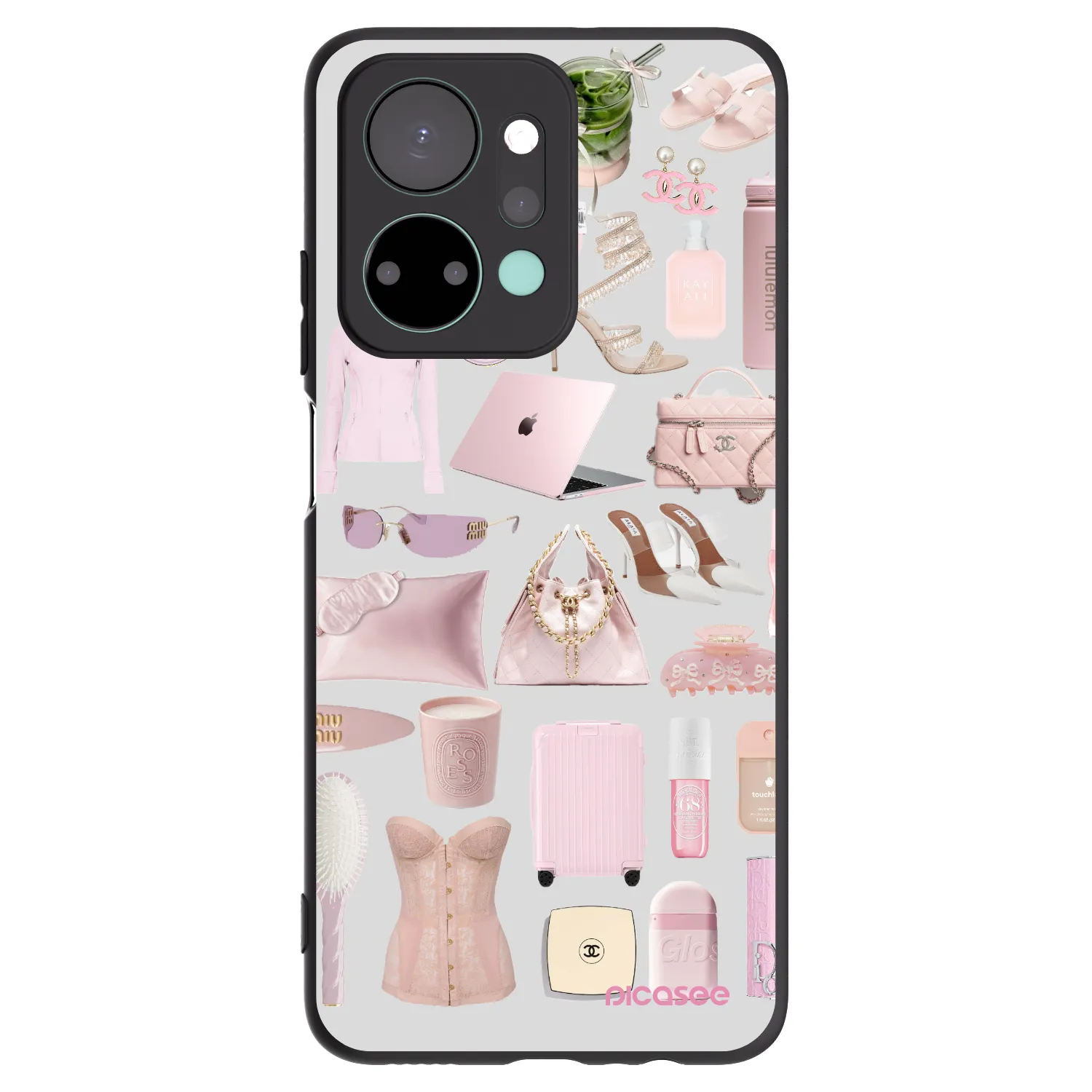 Picasee silikónový čierny obal pre Honor X7a - Glam Babe
