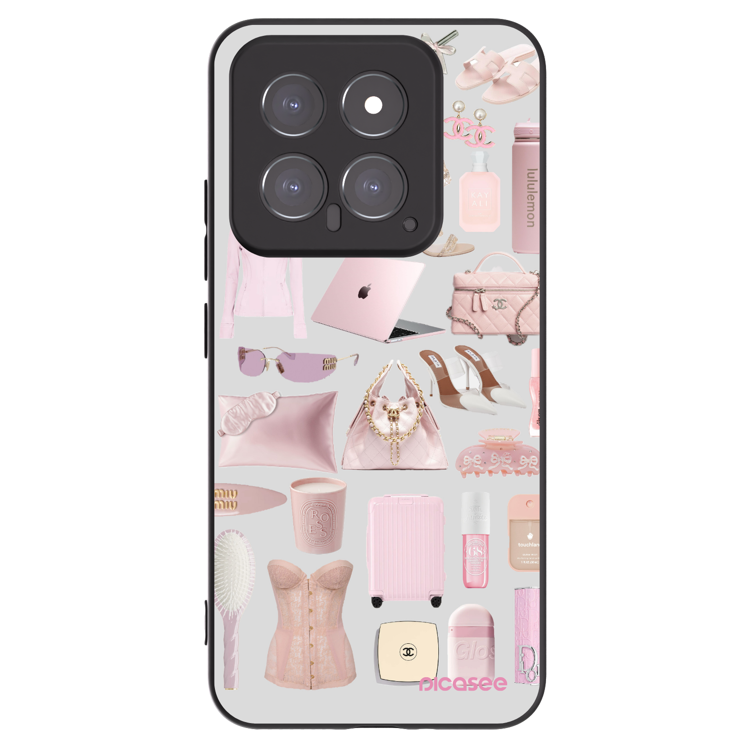 Picasee silikónový čierny obal pre Xiaomi 14 - Glam Babe