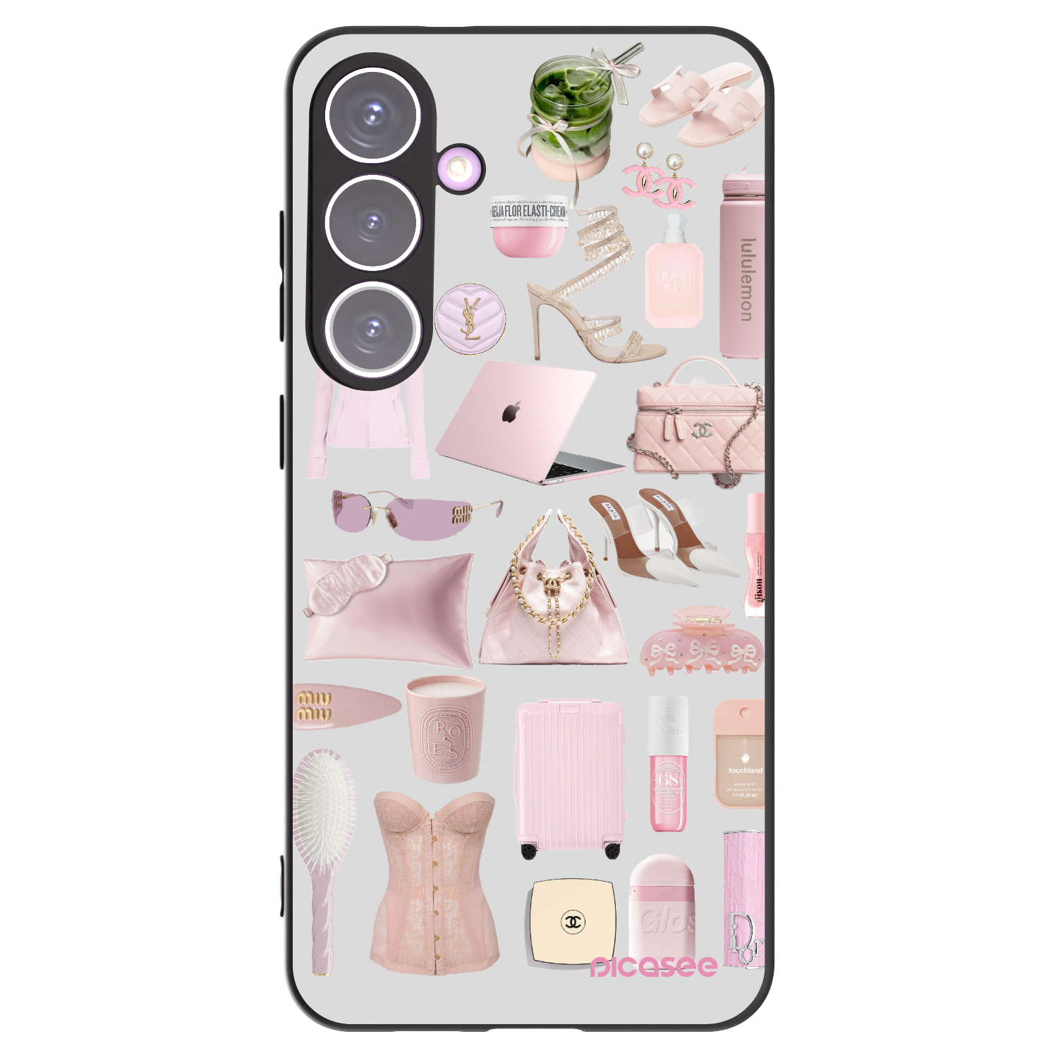 Picasee silikónový čierny obal pre Samsung Galaxy S24+ S926B 5G - Glam Babe