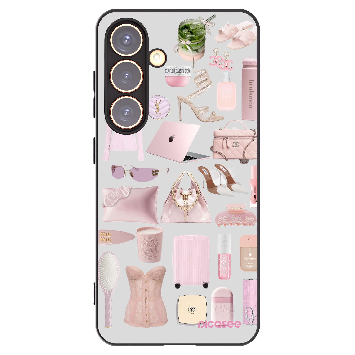 Picasee silikónový čierny obal pre Samsung Galaxy S24 S921B 5G - Glam Babe