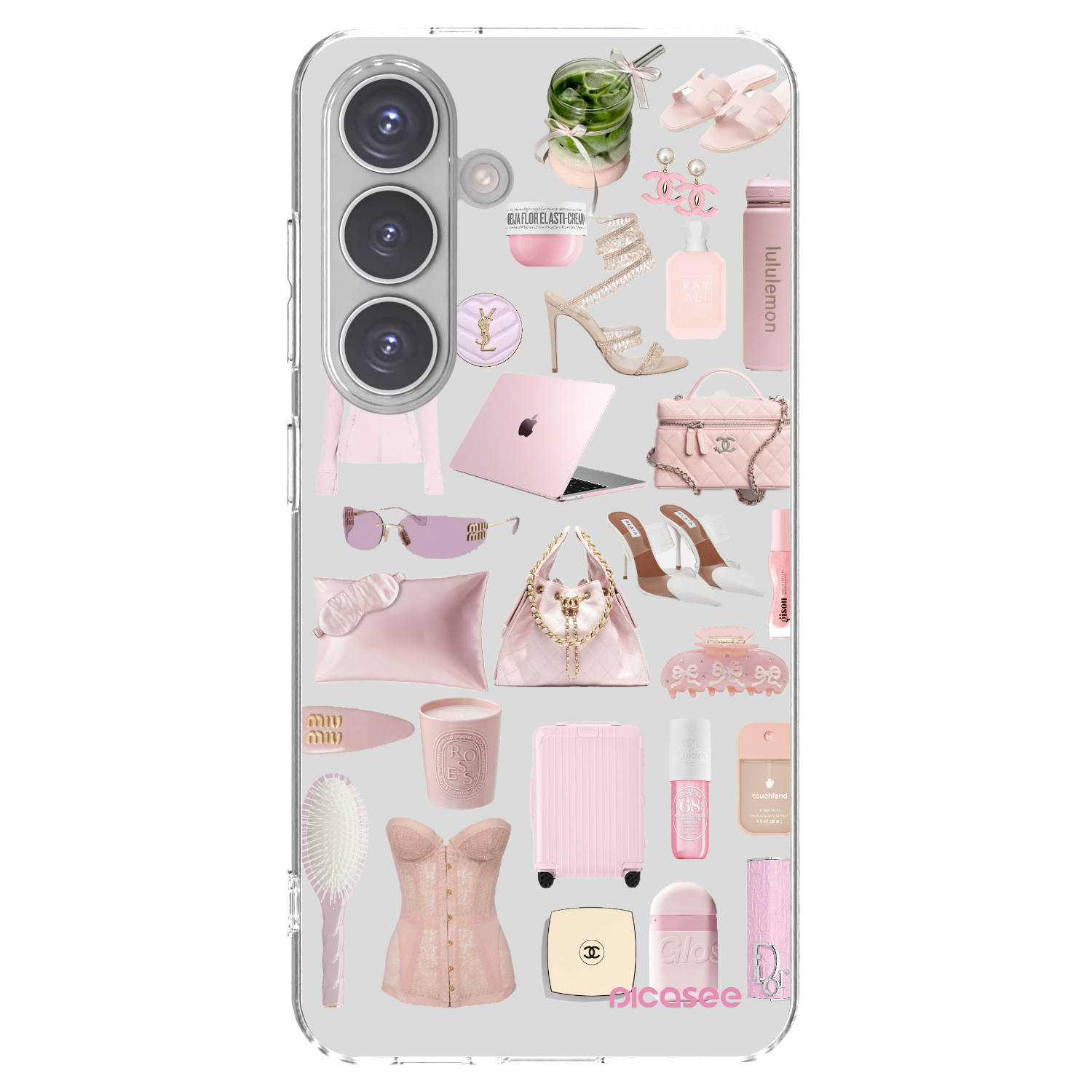 Picasee silikónový prehľadný obal pre Samsung Galaxy S24 S921B 5G - Glam Babe