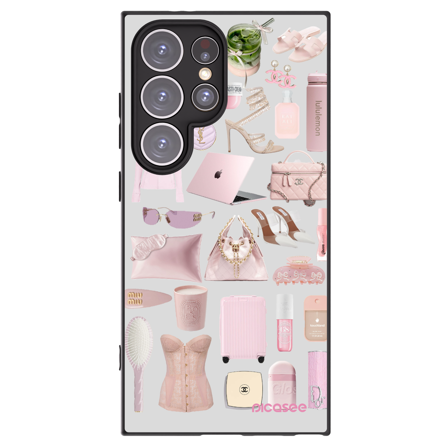 Picasee silikónový čierny obal pre Samsung Galaxy S24 Ultra S928B 5G - Glam Babe