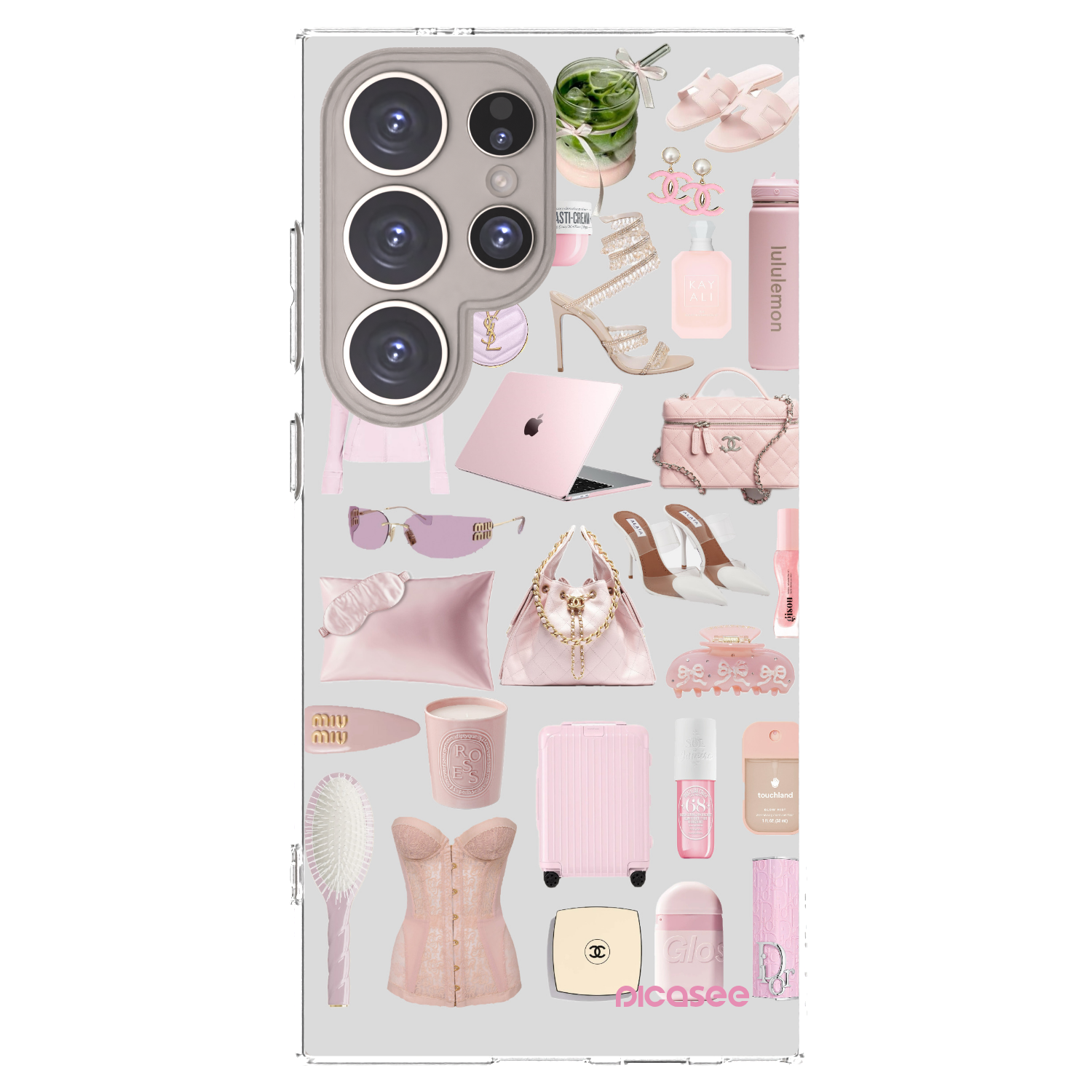 Picasee silikónový prehľadný obal pre Samsung Galaxy S24 Ultra S928B 5G - Glam Babe