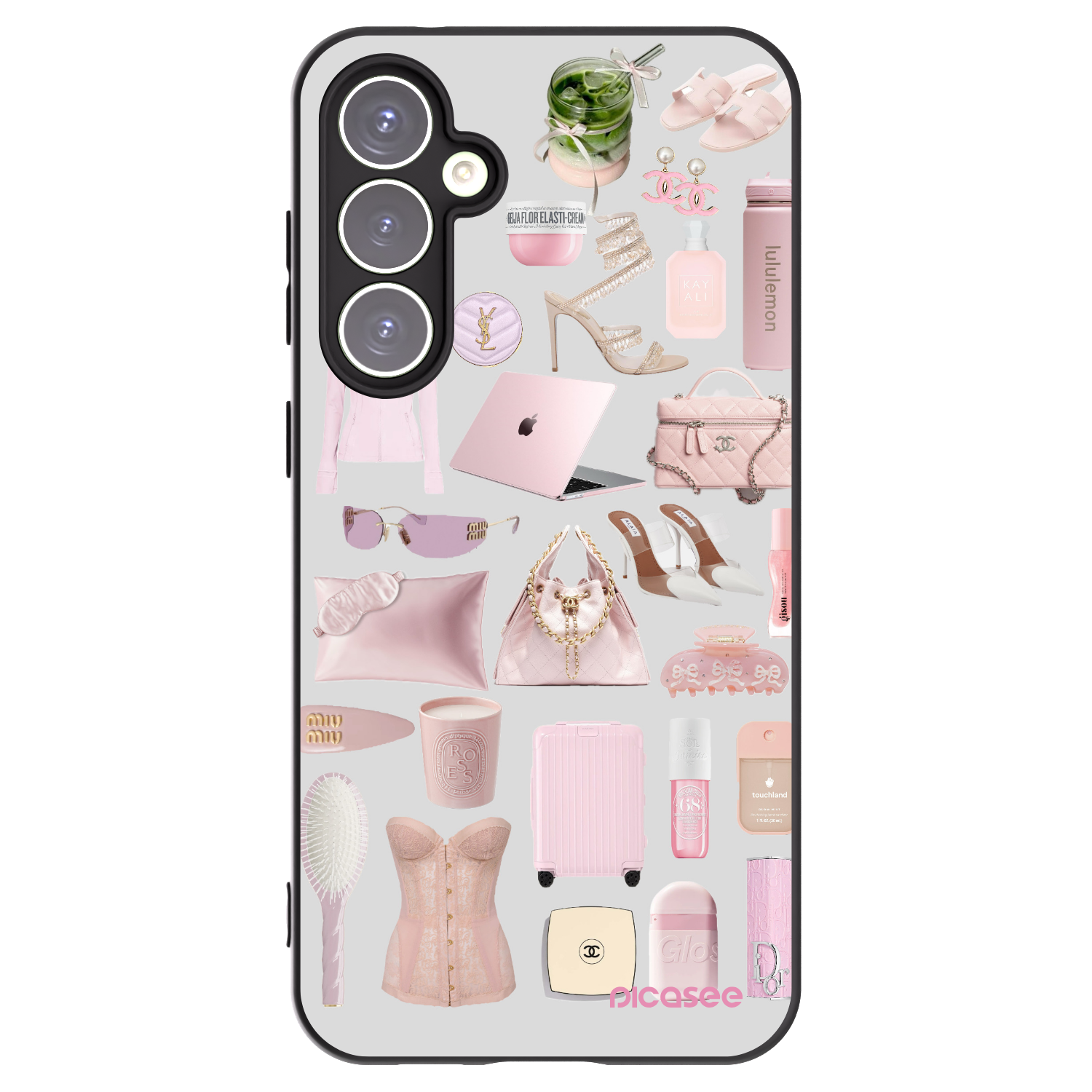 Picasee silikónový čierny obal pre Samsung Galaxy S23 FE S711B - Glam Babe