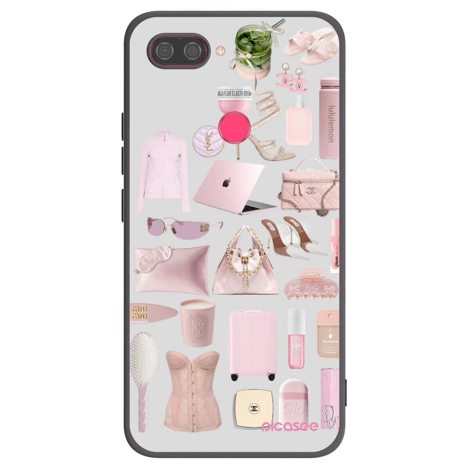 Picasee silikónový čierny obal pre Xiaomi Mi 8 Lite - Glam Babe