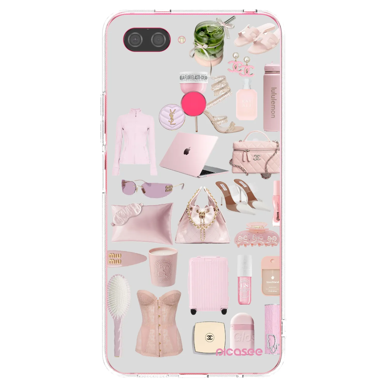 Picasee silikónový prehľadný obal pre Xiaomi Mi 8 Lite - Glam Babe