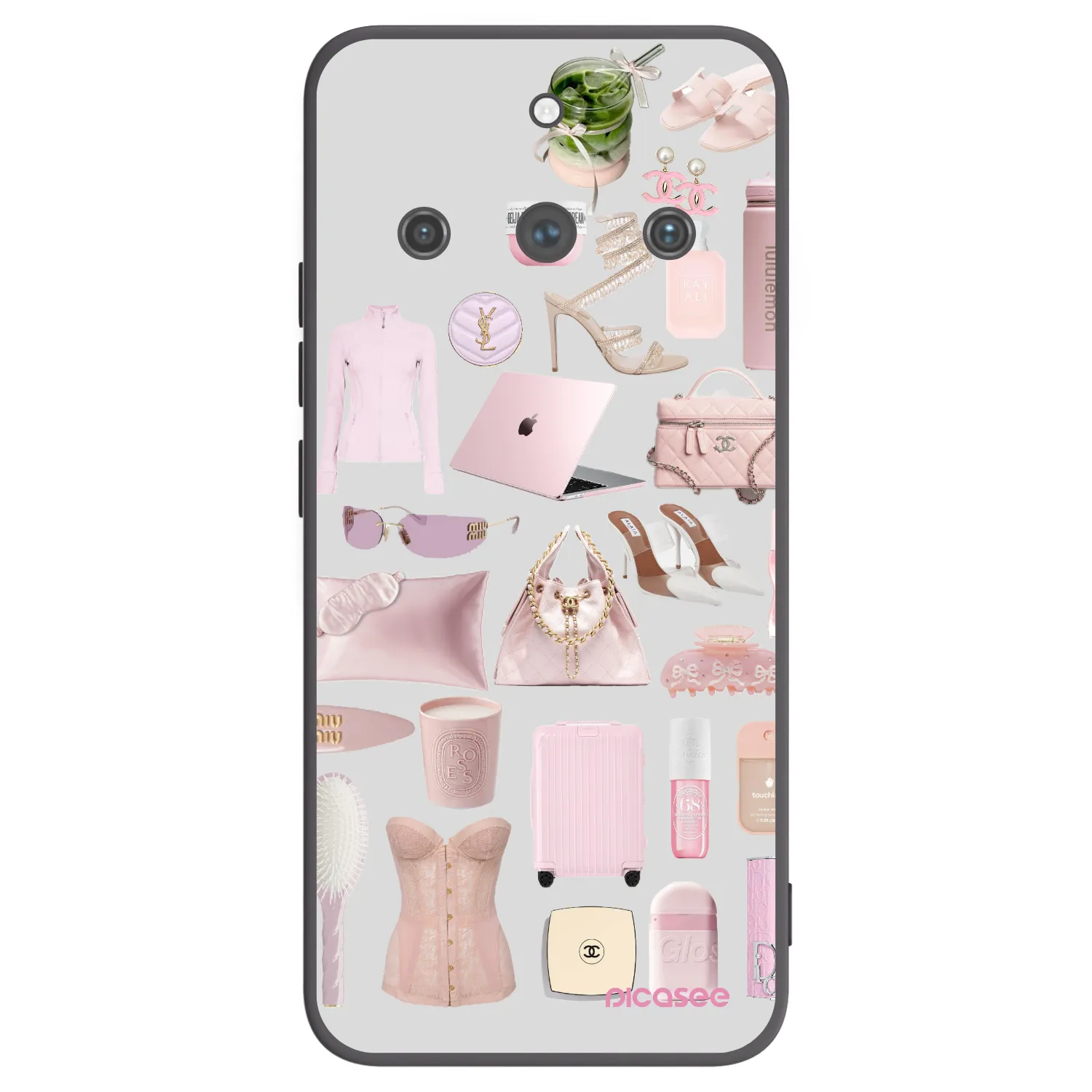 Picasee silikónový čierny obal pre Realme 11 Pro+ - Glam Babe