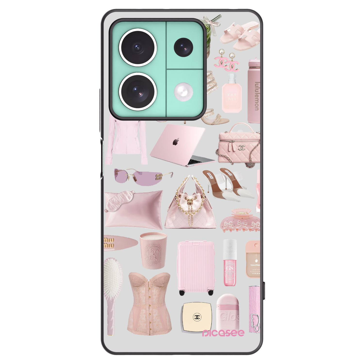 Picasee silikónový čierny obal pre Xiaomi Redmi Note 13 5G - Glam Babe