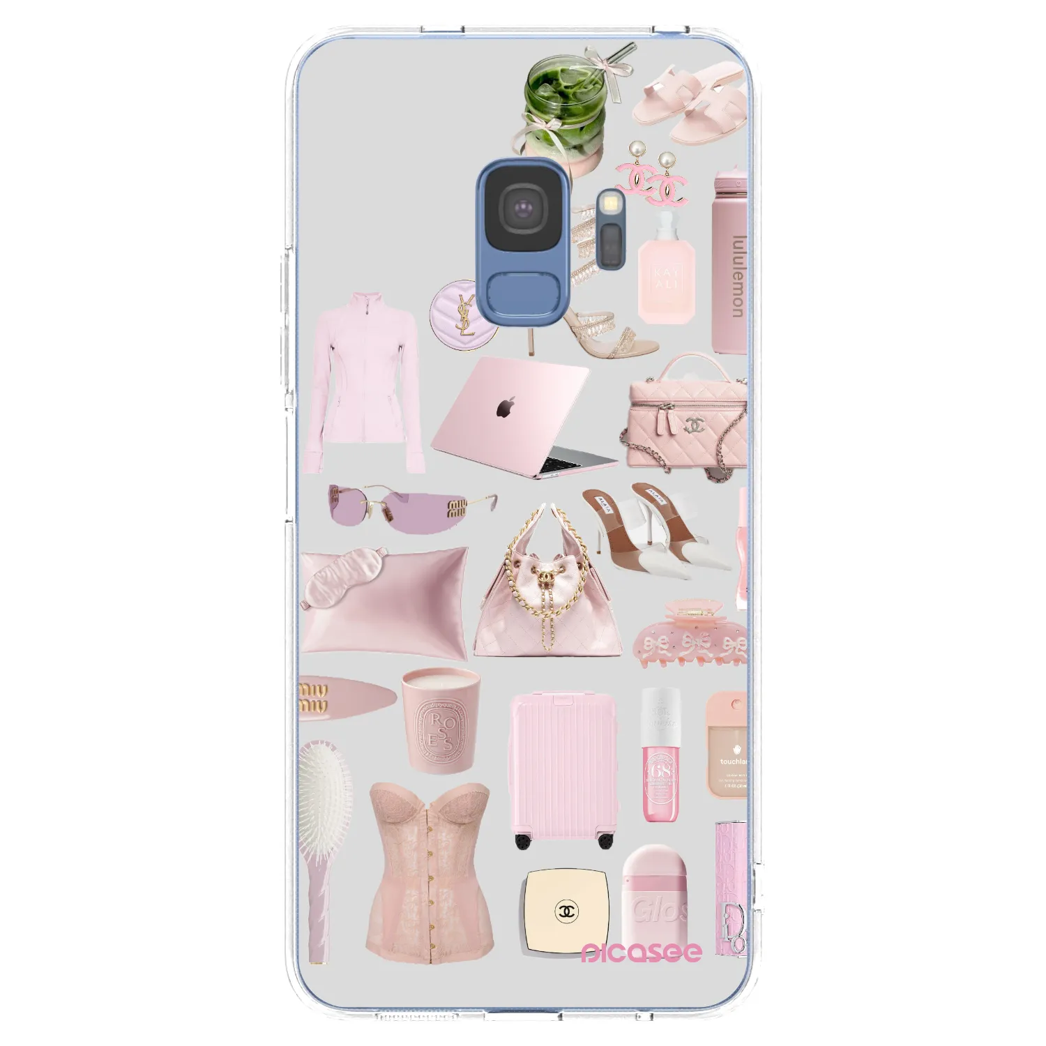 Picasee silikónový prehľadný obal pre Samsung Galaxy S9 G960F - Glam Babe