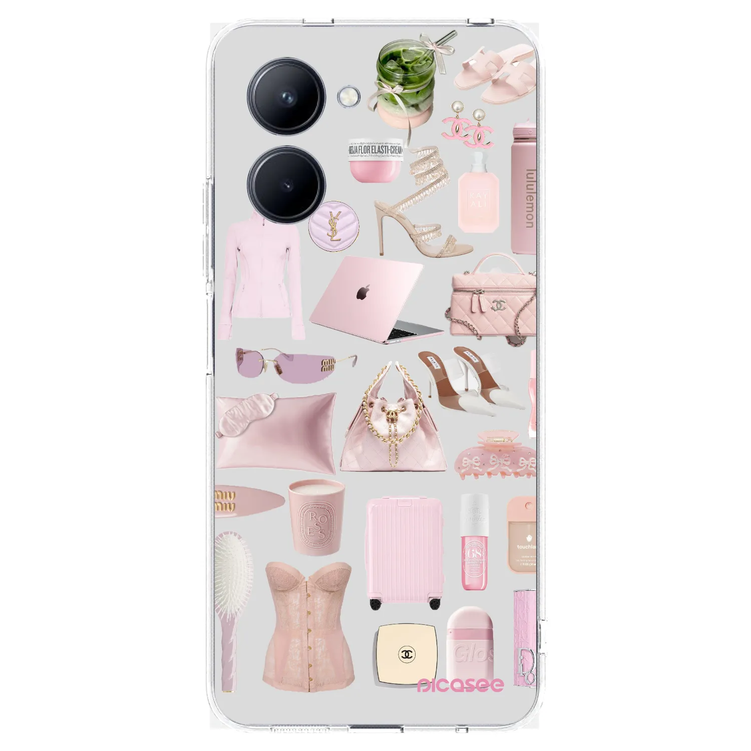 Picasee silikónový prehľadný obal pre Realme C33 (2023) - Glam Babe