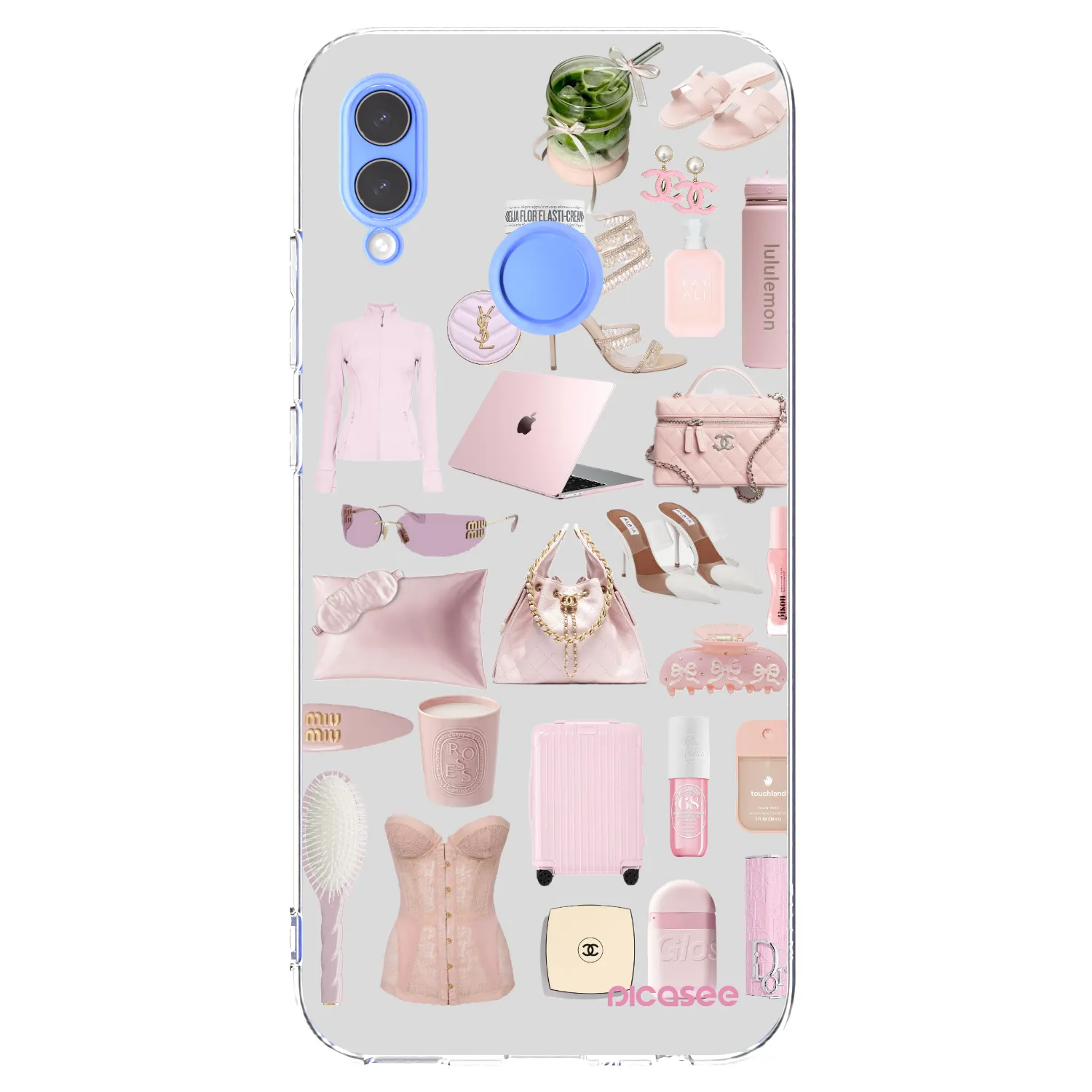 Silikónový prehľadný obal pre Huawei P Smart 2019 - Glam Babe