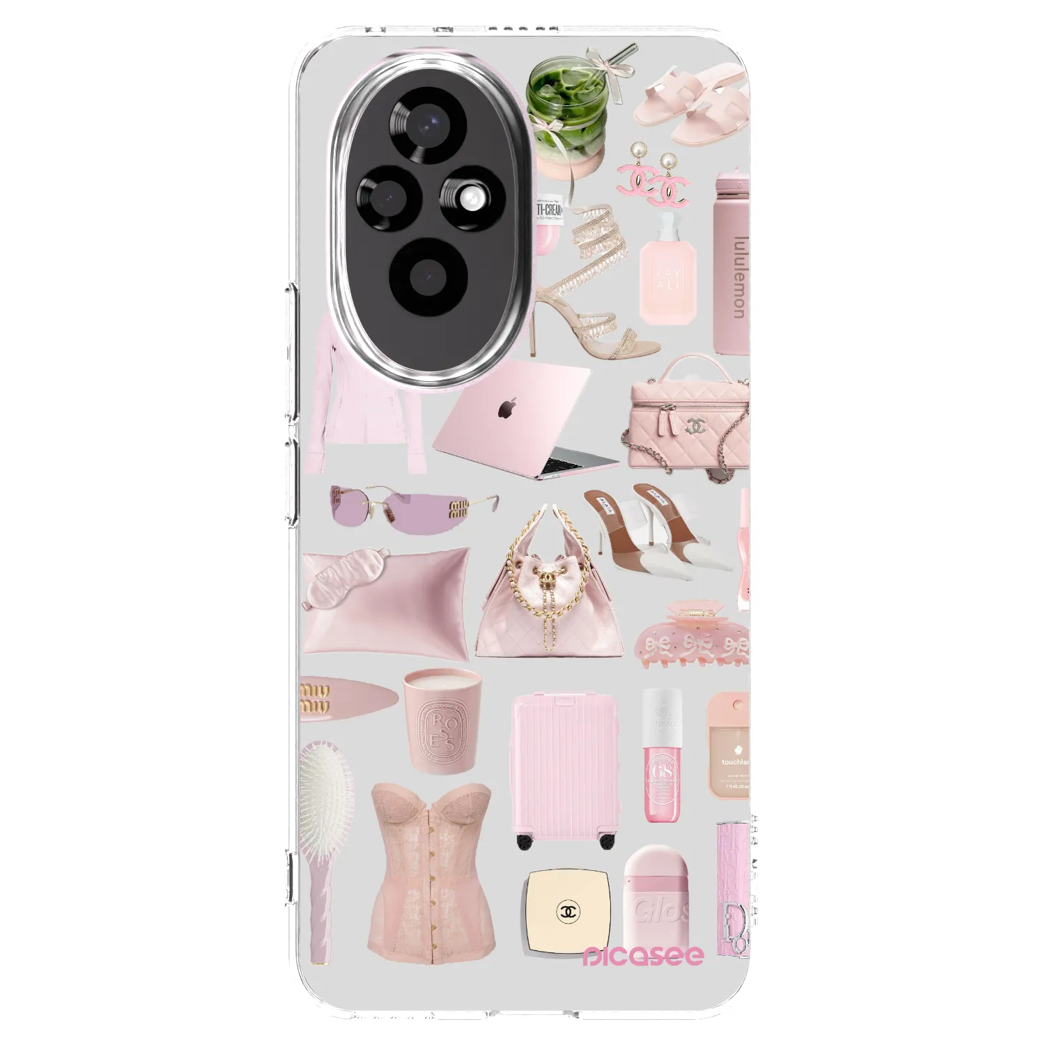 Picasee silikónový prehľadný obal pre Honor 200 Pro 5G - Glam Babe