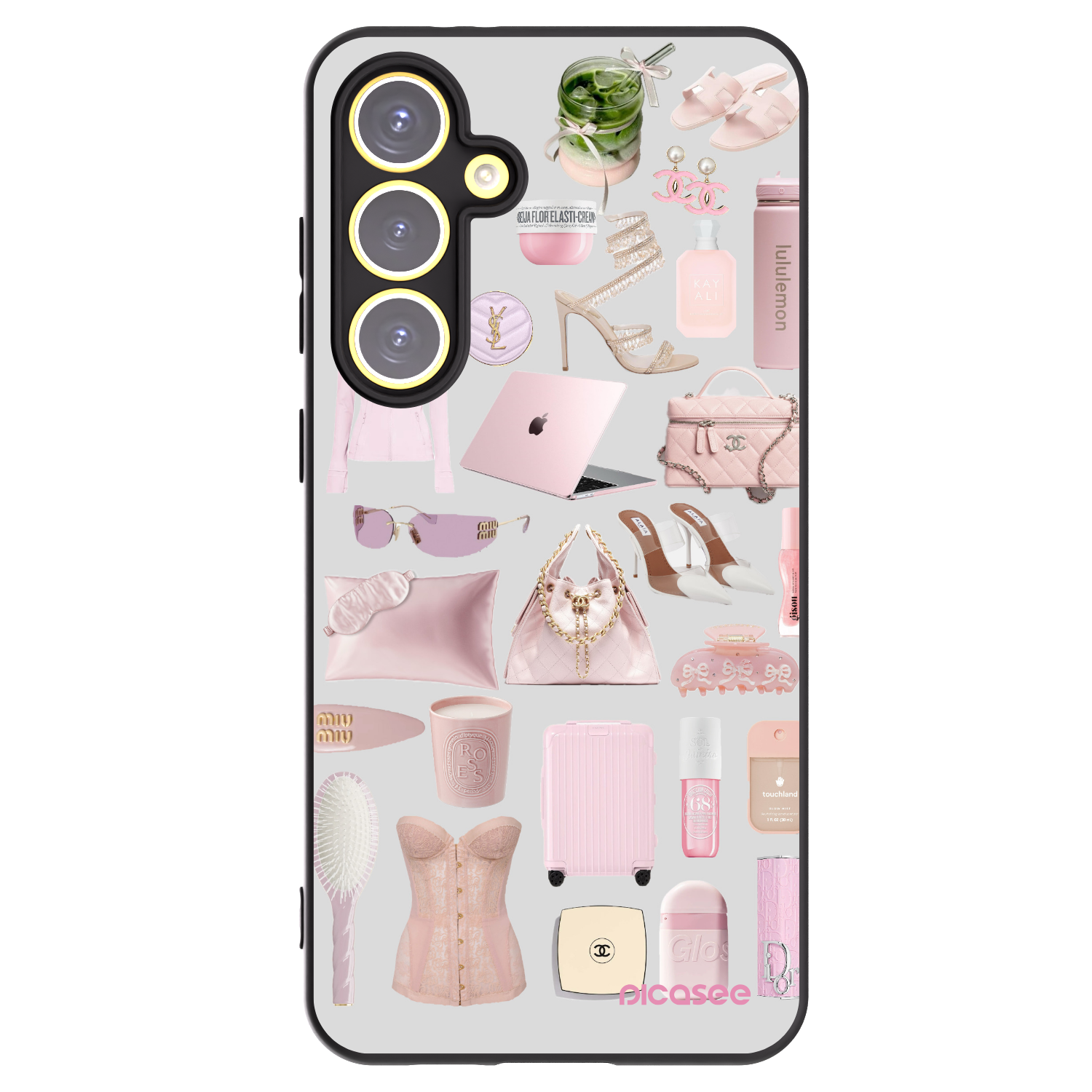 Picasee silikónový čierny obal pre Samsung Galaxy S24 FE S721B - Glam Babe