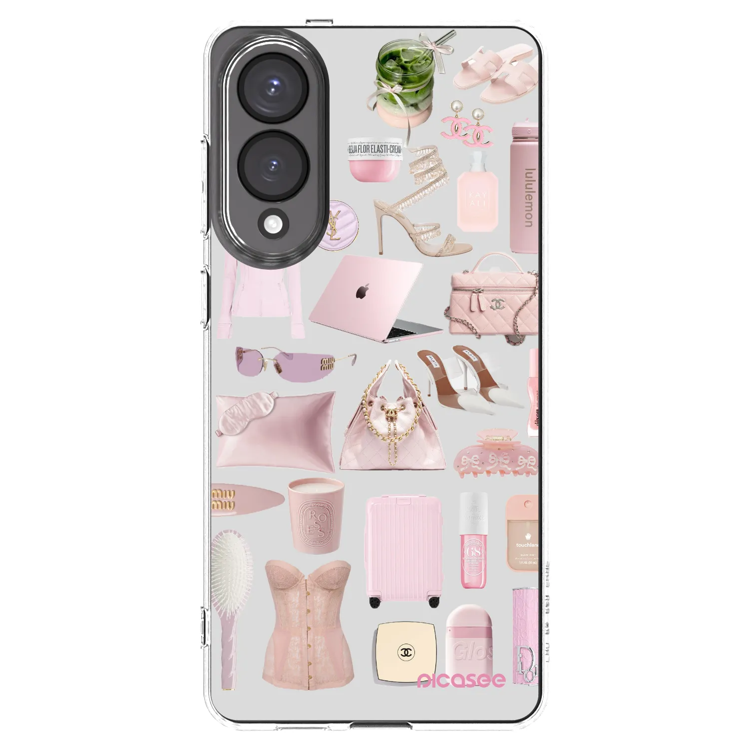 Picasee silikónový prehľadný obal pre Samsung Galaxy S25 Edge 5G - Glam Babe