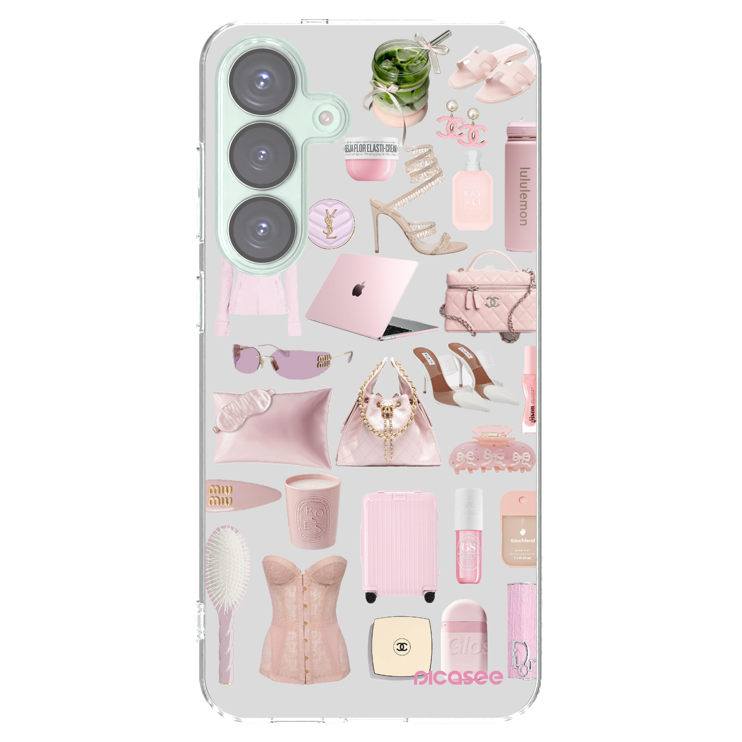 Picasee silikónový prehľadný obal pre Samsung Galaxy S25+ 5G - Glam Babe