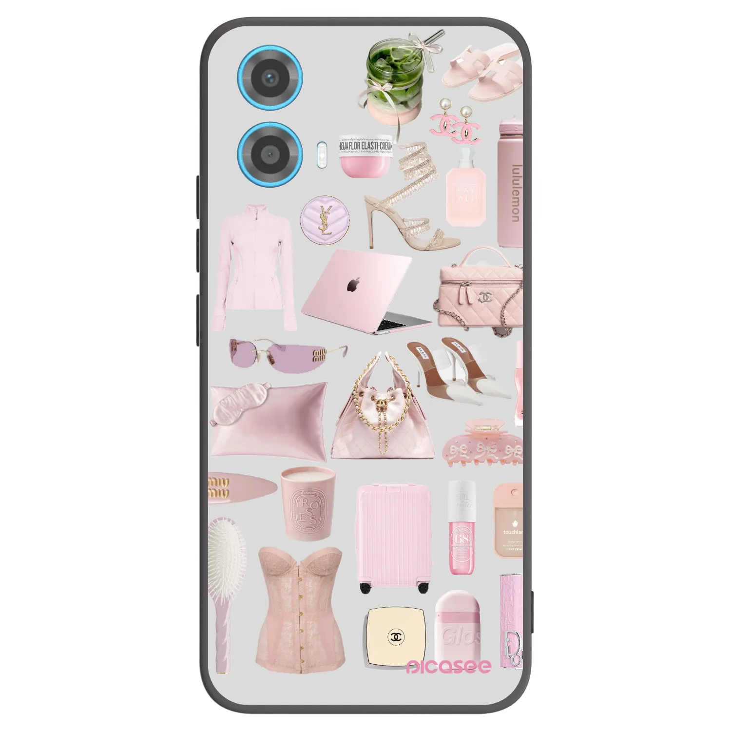 Picasee silikónový čierny obal pre Motorola Moto G34 5G - Glam Babe
