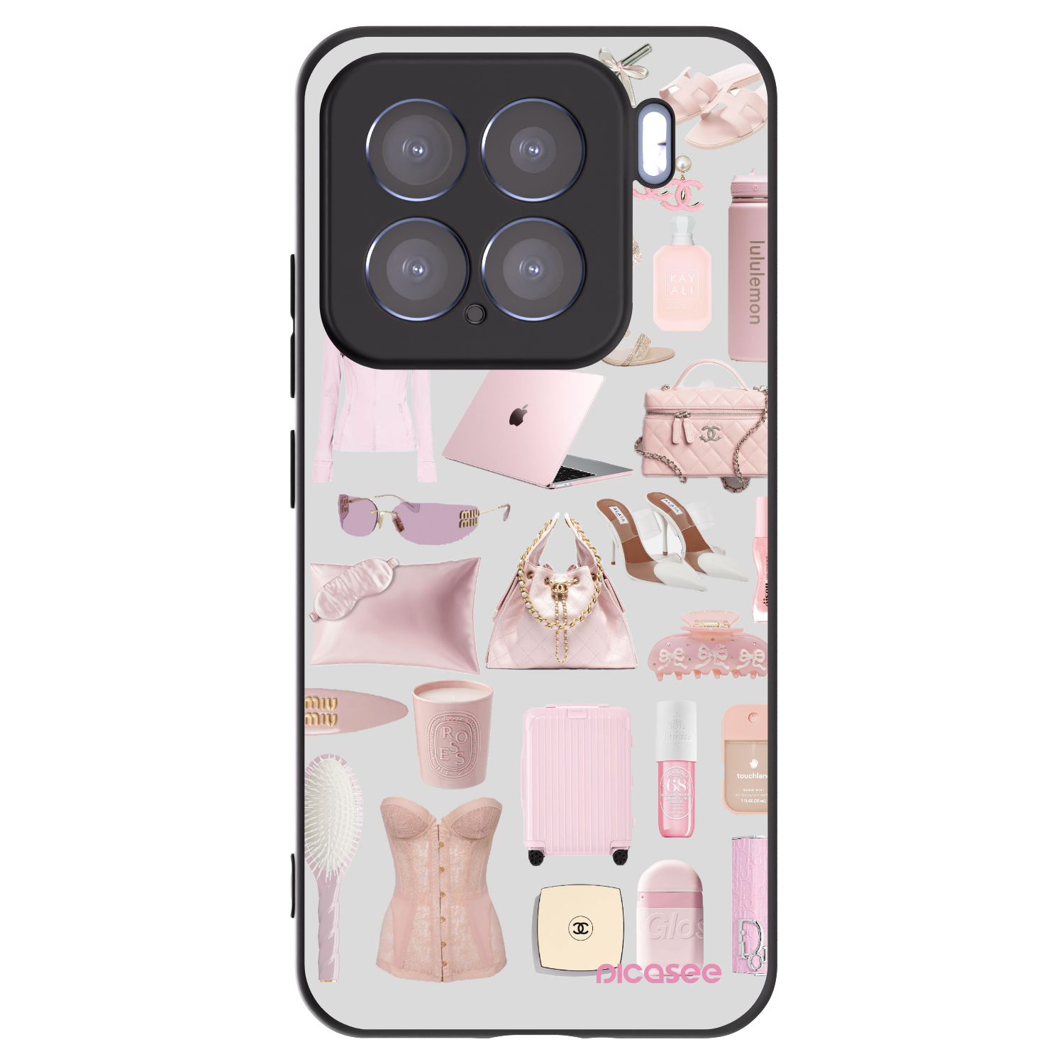 Silikónový čierny obal pre Xiaomi 15 - Glam Babe