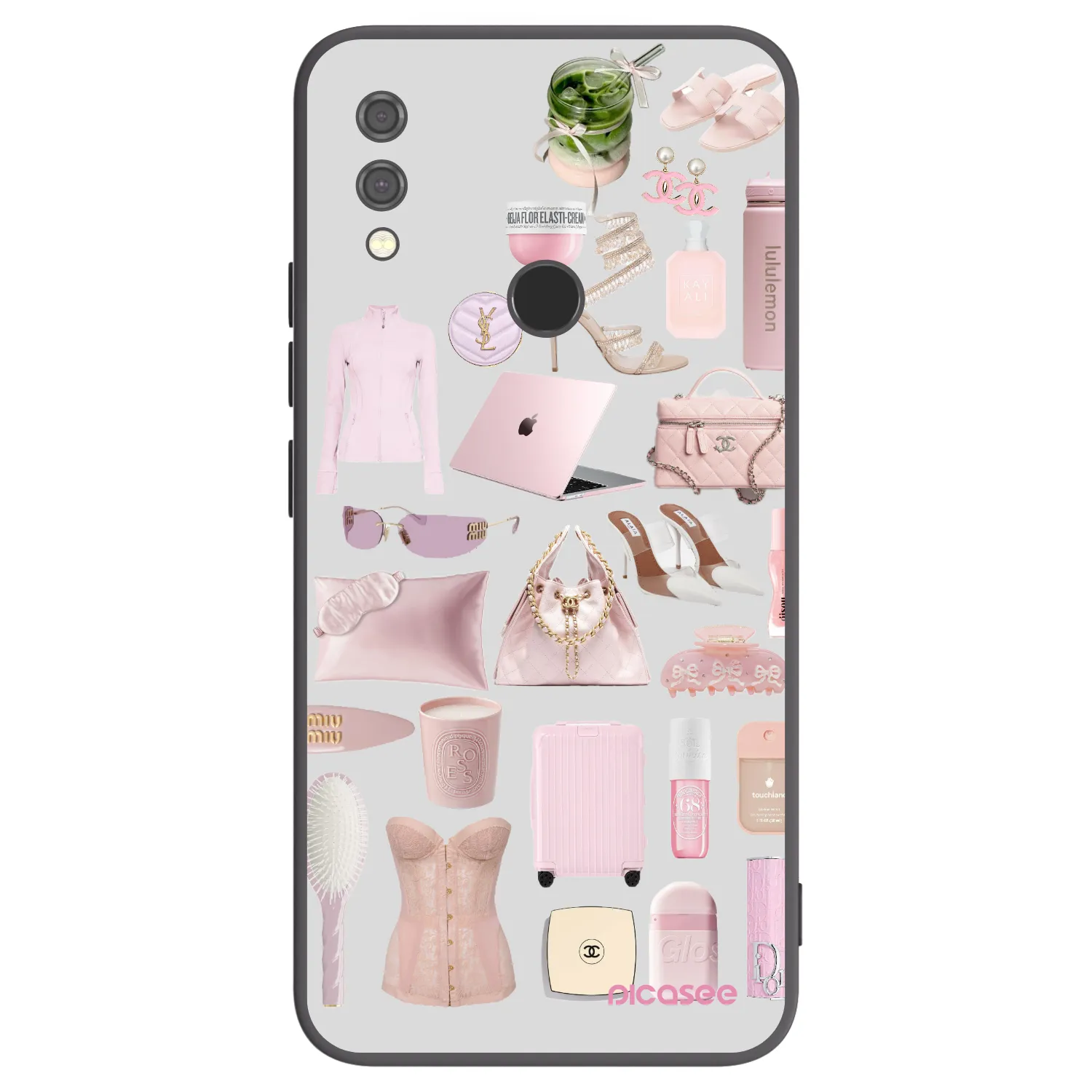 Picasee silikónový čierny obal pre Xiaomi Redmi Note 7 - Glam Babe