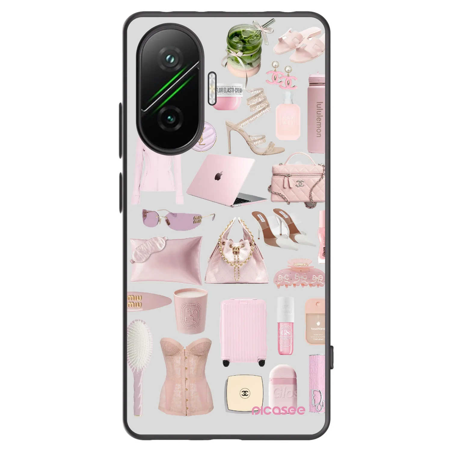 Silikónový čierny obal pre Xiaomi Poco F7 Pro 5G - Glam Babe