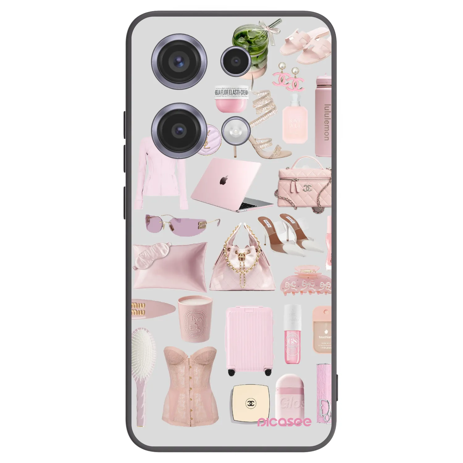 Picasee silikónový čierny obal pre Xiaomi Redmi Note 14S - Glam Babe