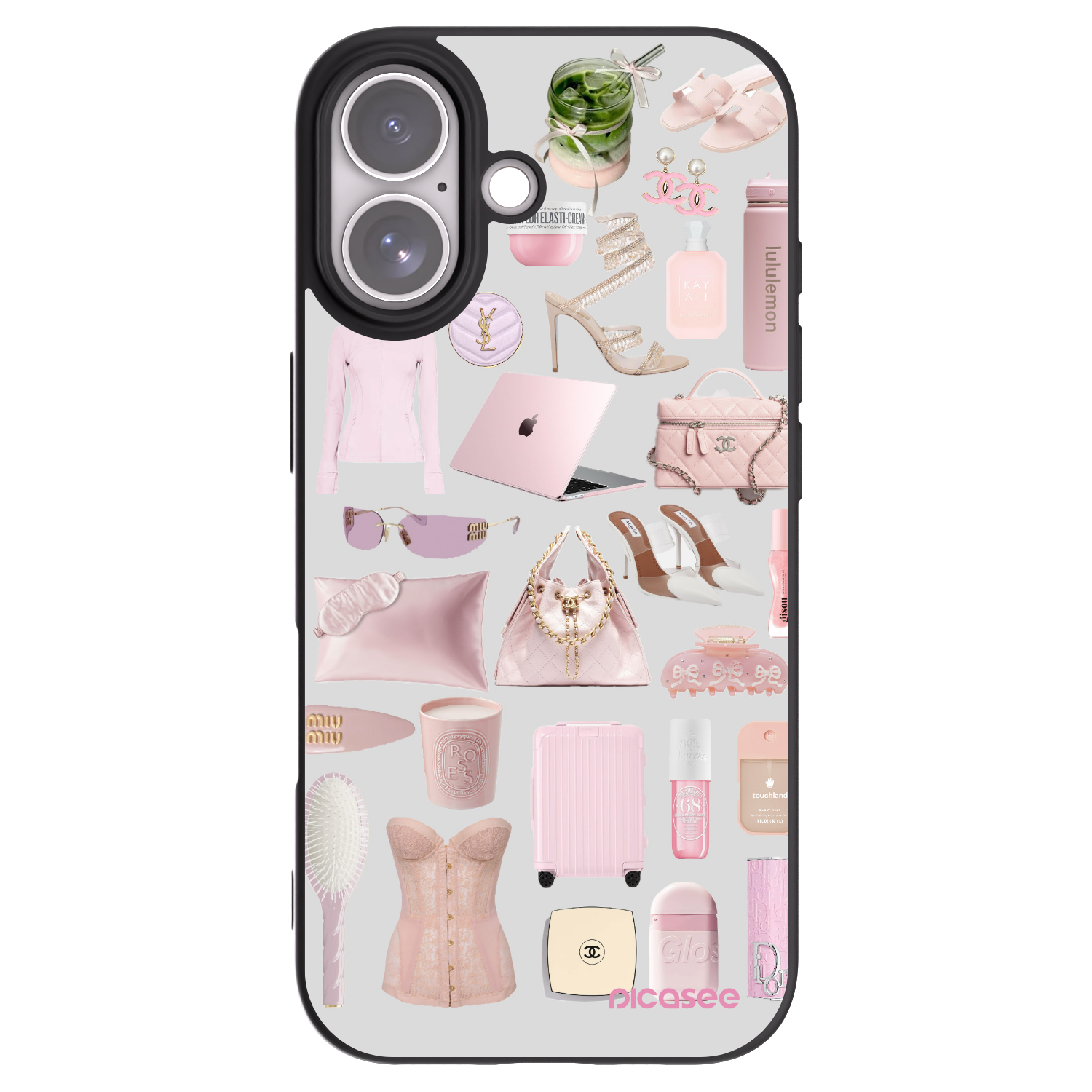 Picasee silikónový čierny obal pre Apple iPhone 17 - Glam Babe