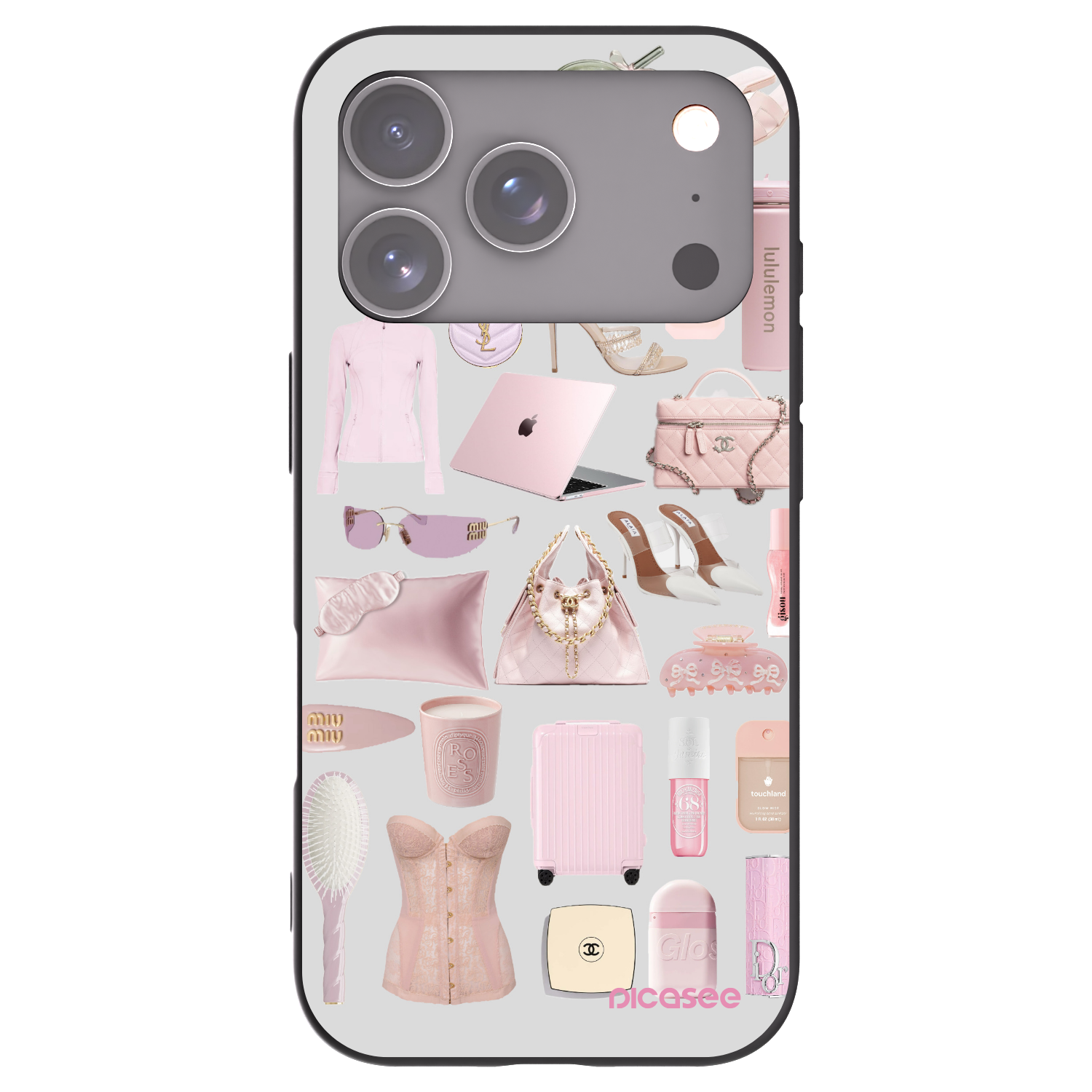 Picasee silikónový čierny obal pre Apple iPhone 17 Pro - Glam Babe