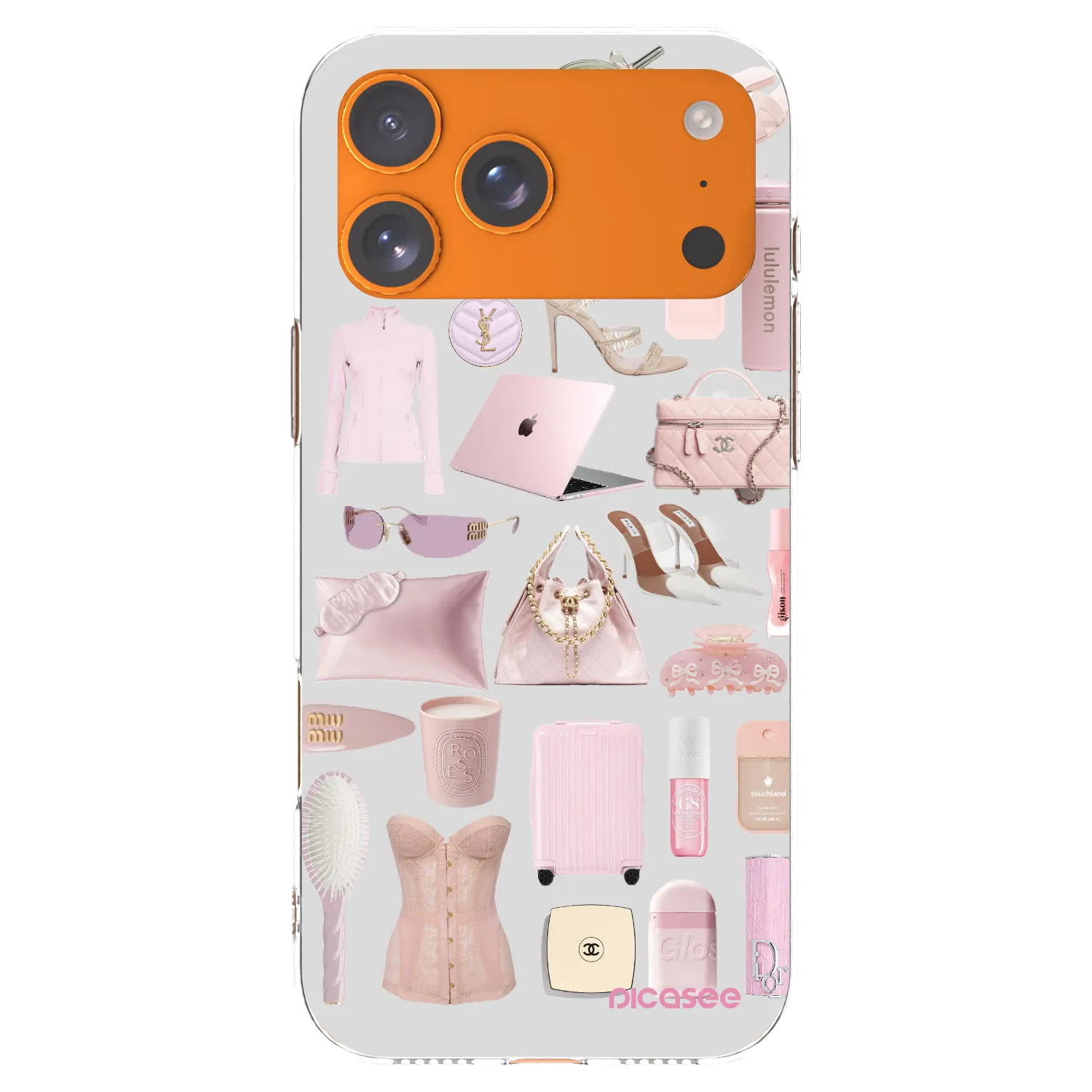 Picasee silikónový prehľadný obal pre Apple iPhone 17 Pro Max - Glam Babe