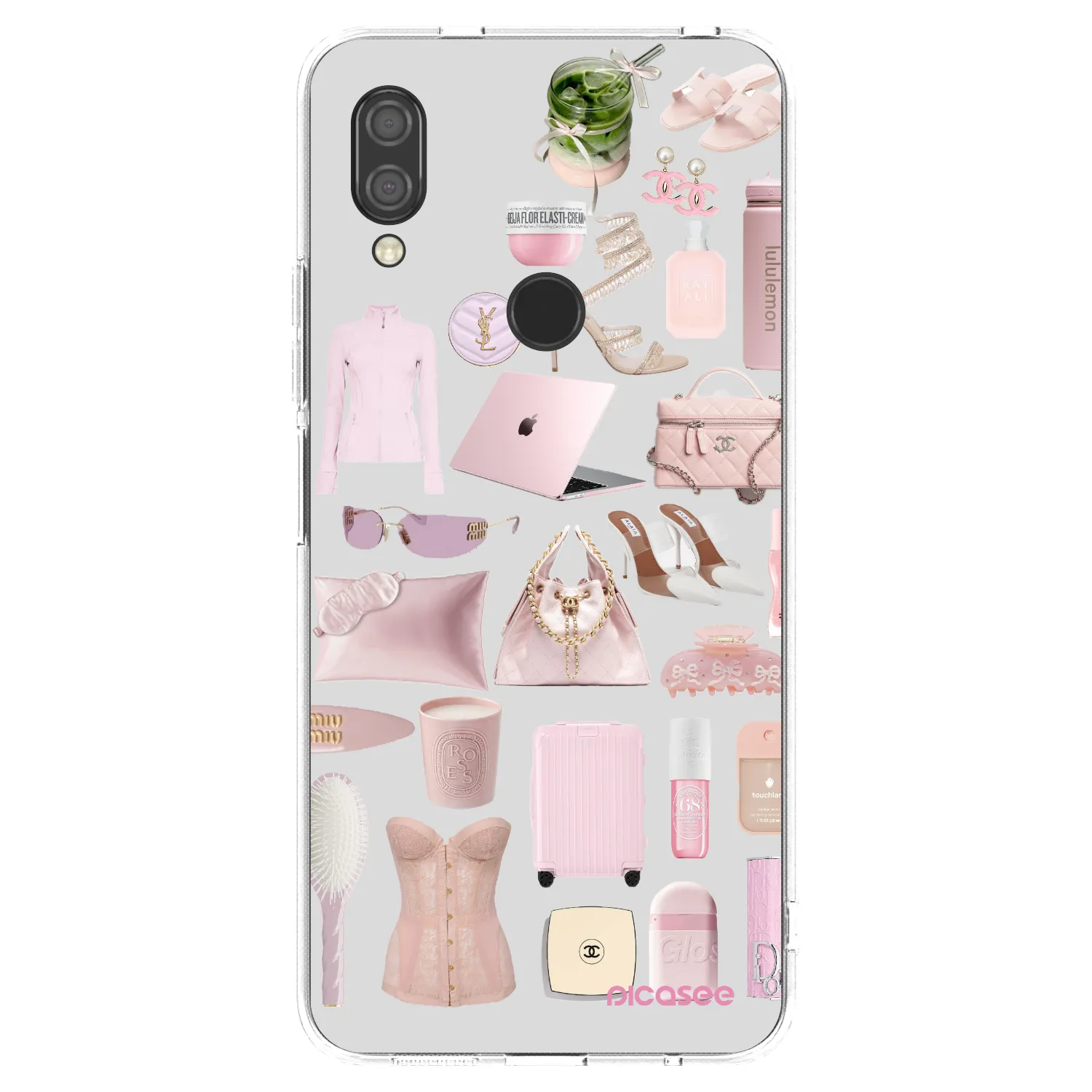Picasee silikónový prehľadný obal pre Xiaomi Redmi 7 - Glam Babe