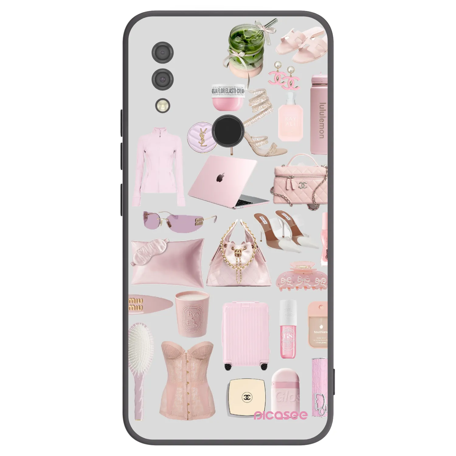 Picasee silikónový čierny obal pre Xiaomi Redmi 7 - Glam Babe