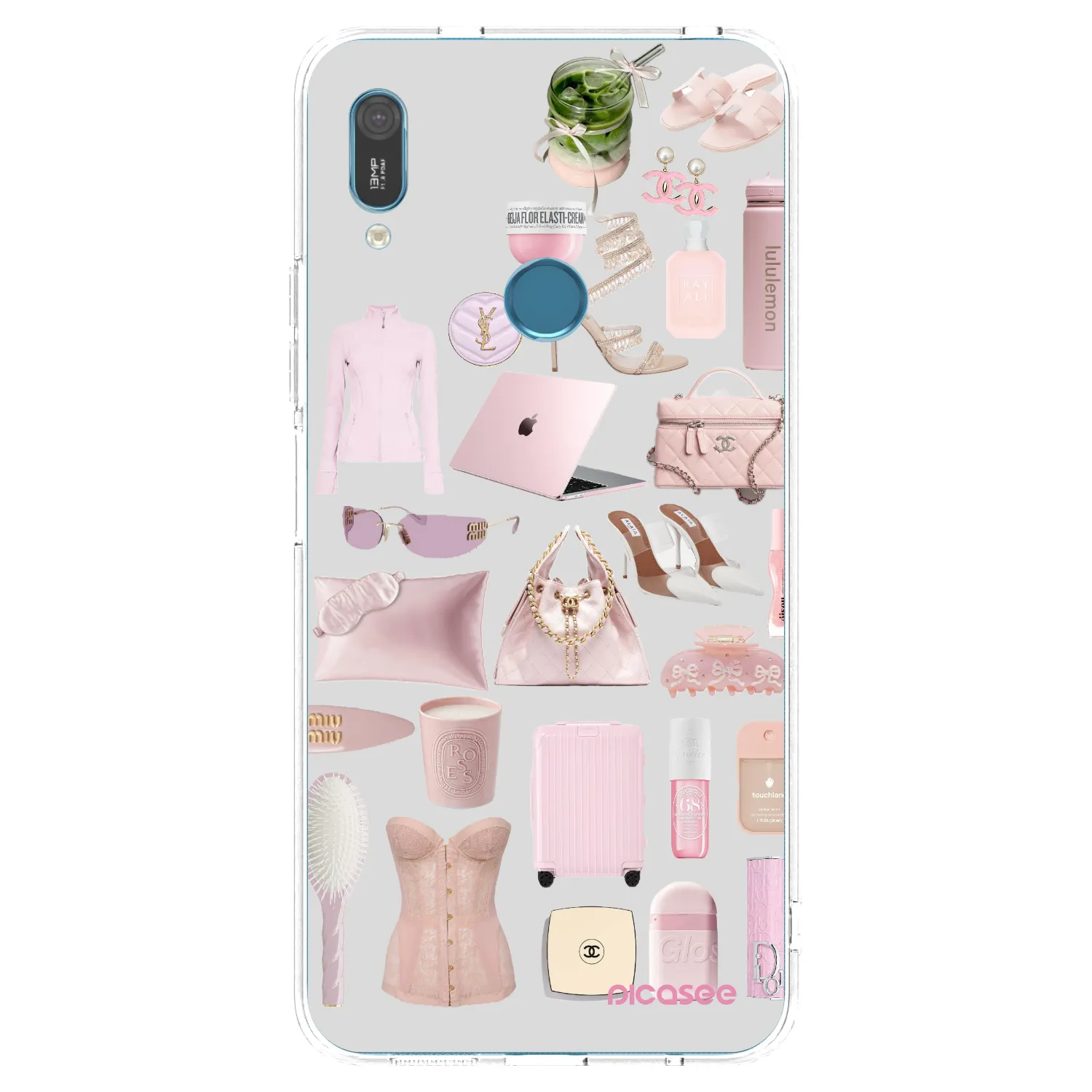 Picasee silikónový prehľadný obal pre Huawei Y6 2019 - Glam Babe