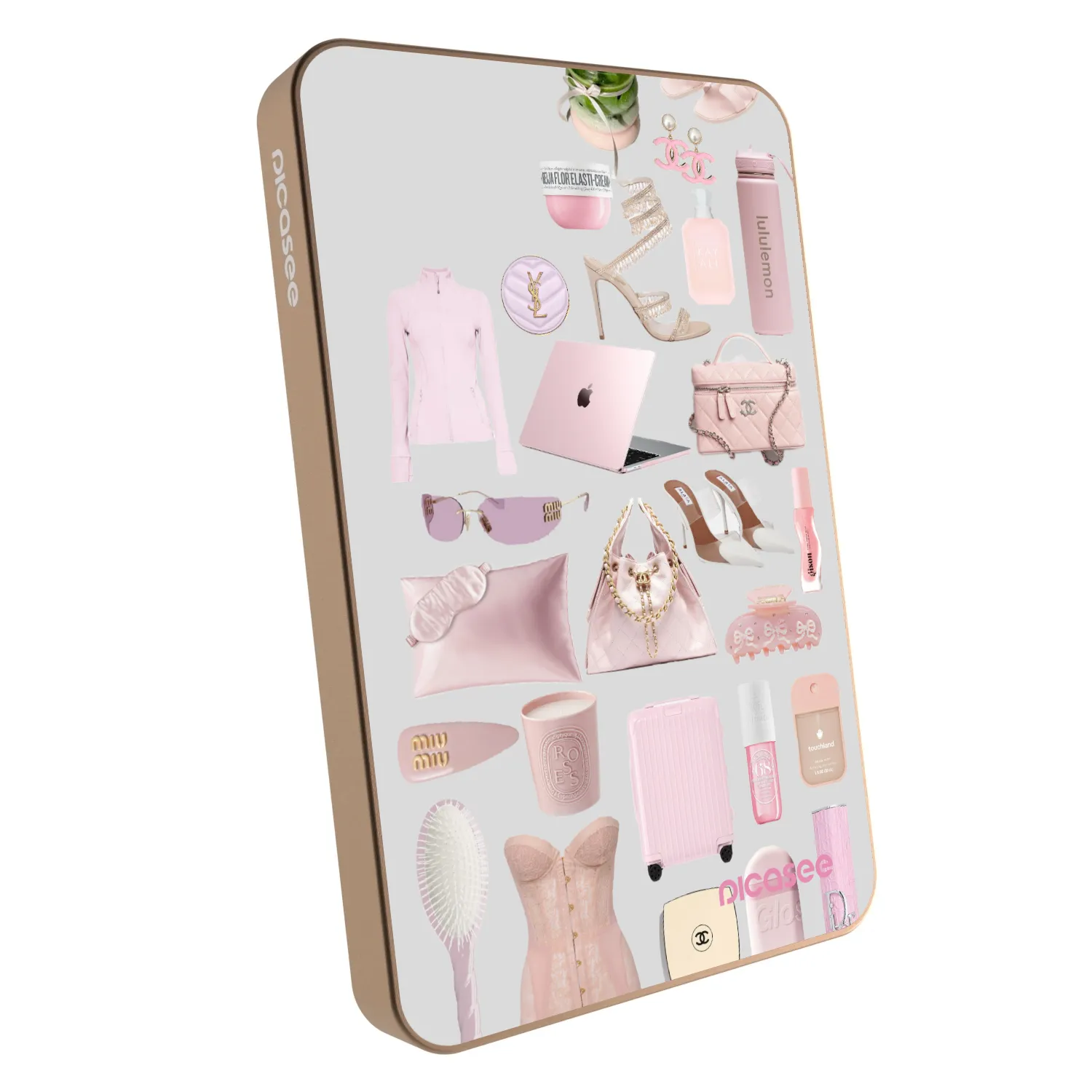 Picasee Powerbanka s MagSafe 5 000 mAh Zlatá - Glam Babe