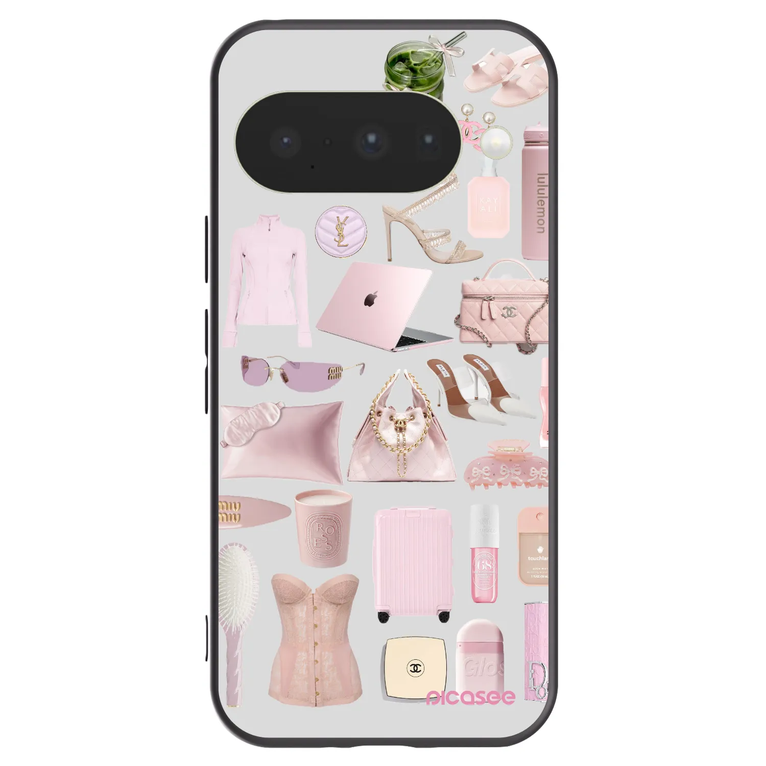 Picasee silikónový čierny obal pre Google Pixel 10 - Glam Babe