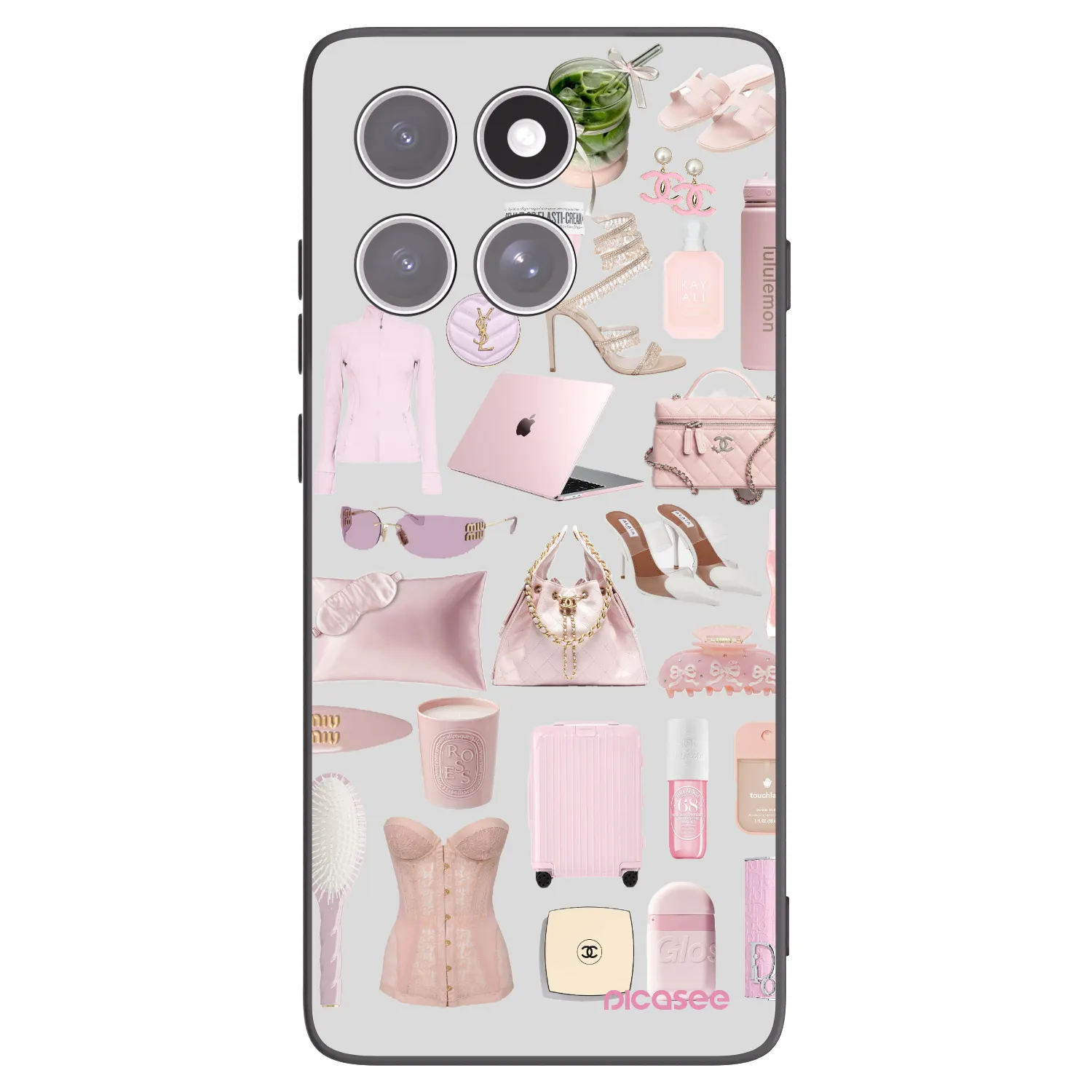 Silikónový čierny obal pre Motorola Edge 60 Fusion - Glam Babe