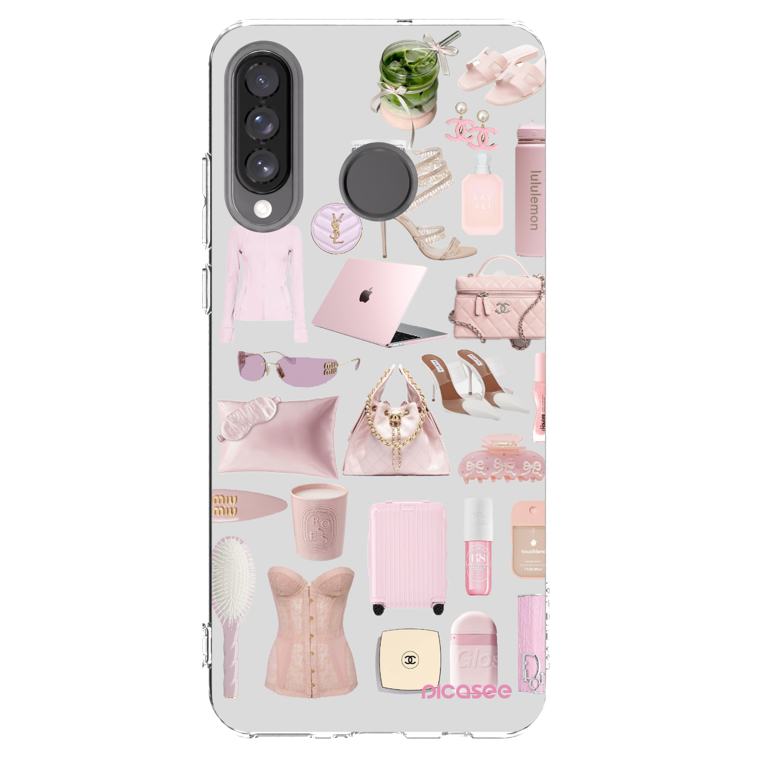 Silikónový prehľadný obal pre Huawei P30 Lite - Glam Babe