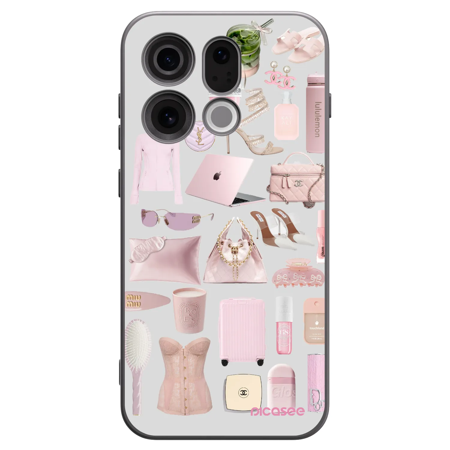 Picasee silikónový čierny obal pre OPPO Find X9 - Glam Babe