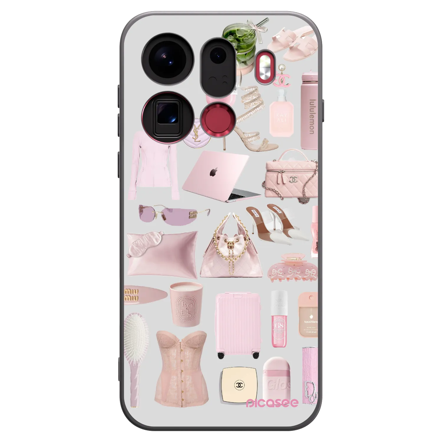 Picasee silikónový čierny obal pre OPPO Find X9 Pro - Glam Babe