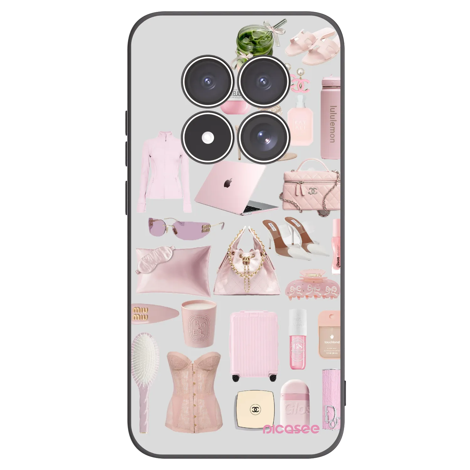 Picasee silikónový čierny obal pre Xiaomi Redmi Note 15 Pro 5G - Glam Babe
