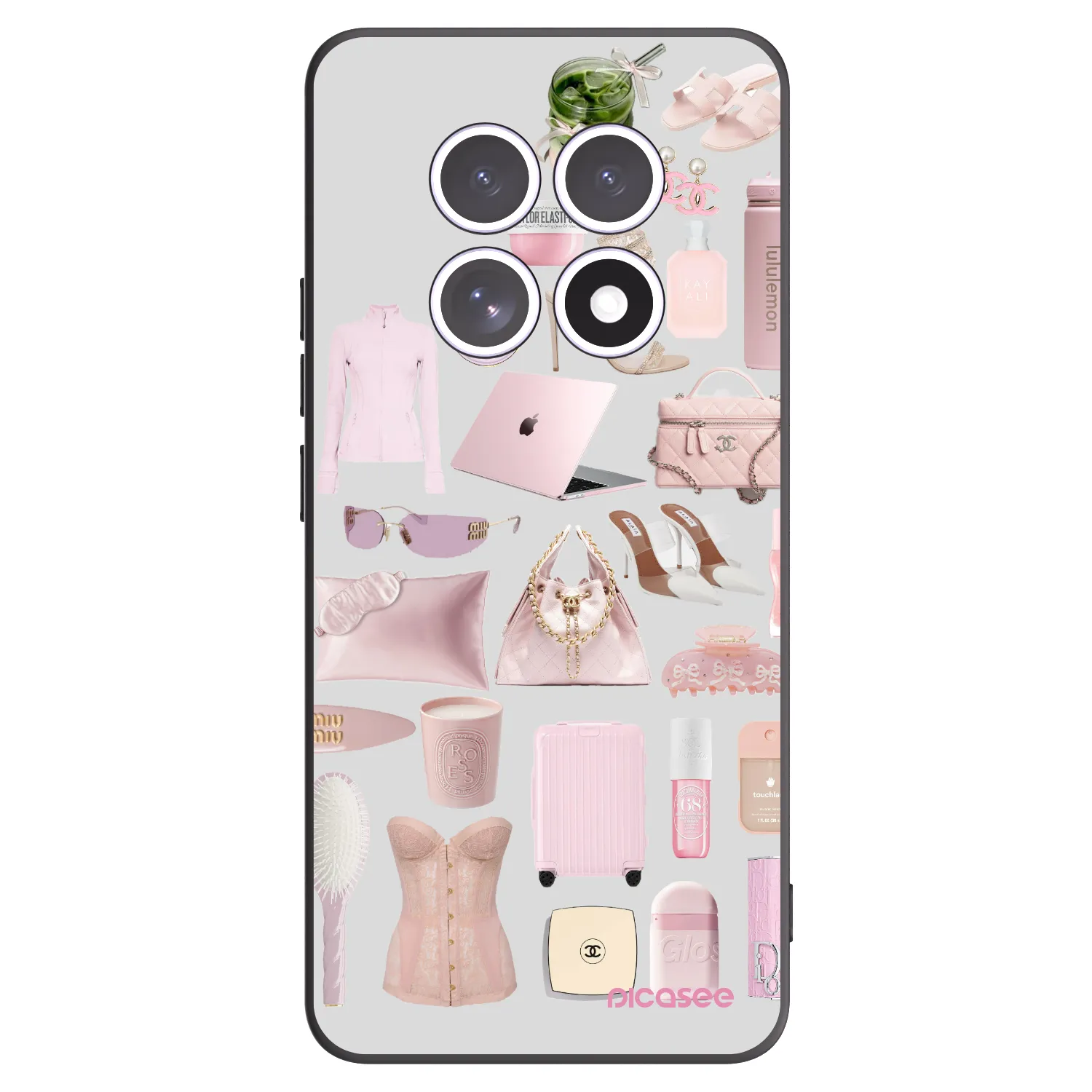 Picasee silikónový čierny obal pre Xiaomi Redmi Note 15 5G - Glam Babe