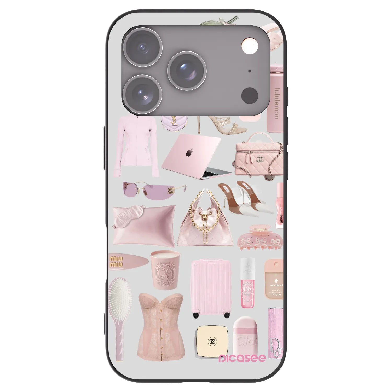 Picasee silikónový čierny obal pre Apple iPhone 18 Pro - Glam Babe