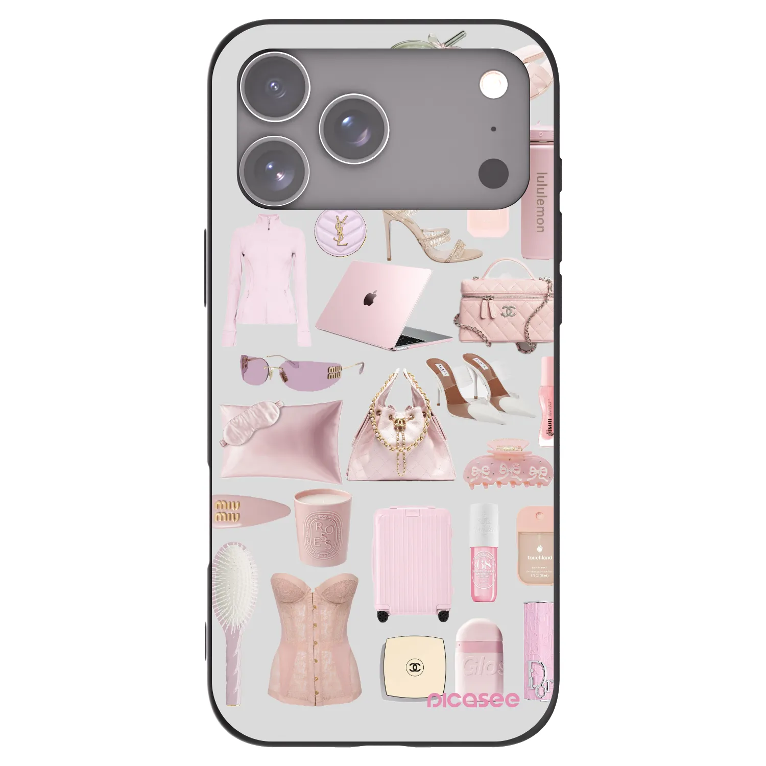 Picasee silikónový čierny obal pre Apple iPhone 18 Pro Max - Glam Babe