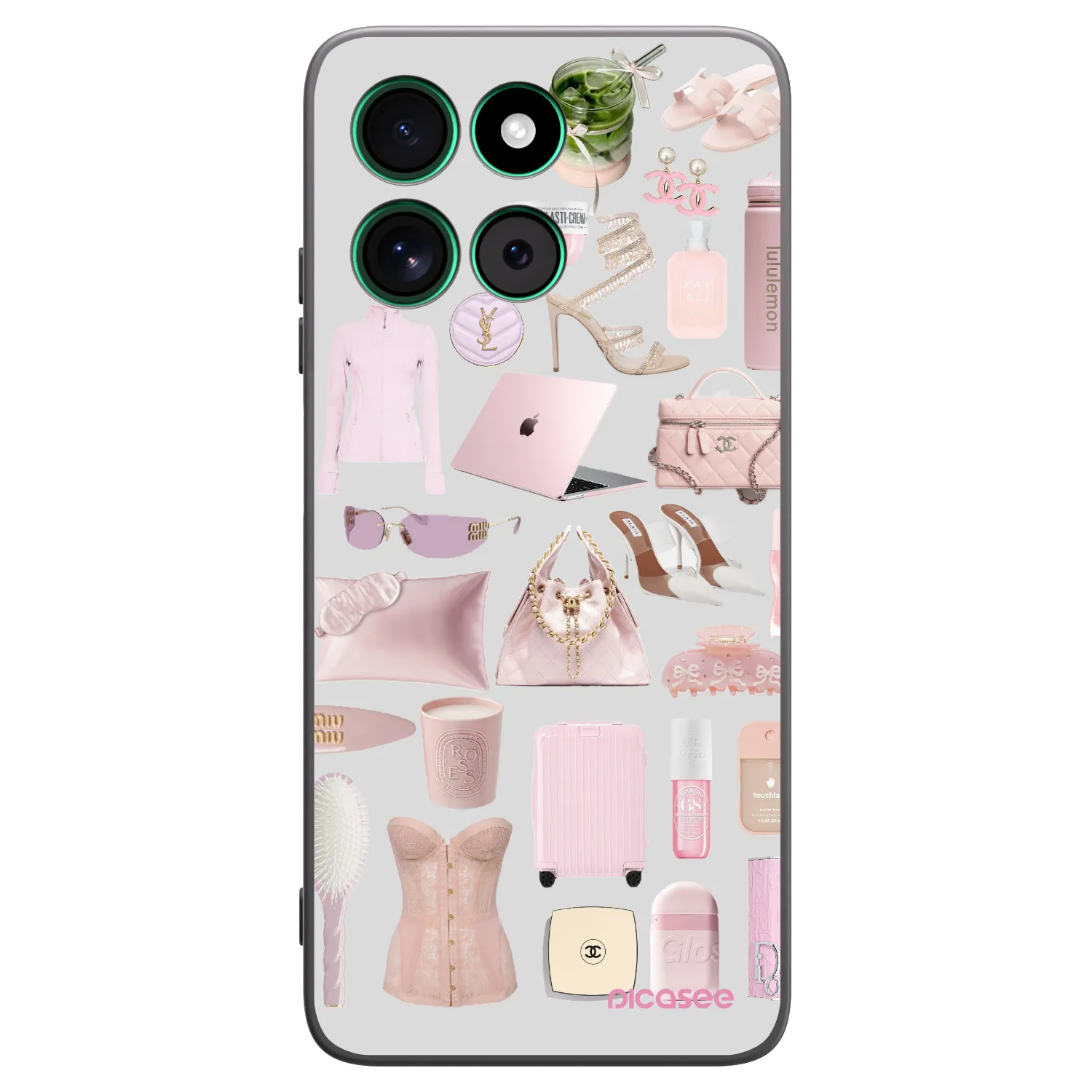 Picasee silikónový čierny obal pre Motorola Moto G57 Power - Glam Babe