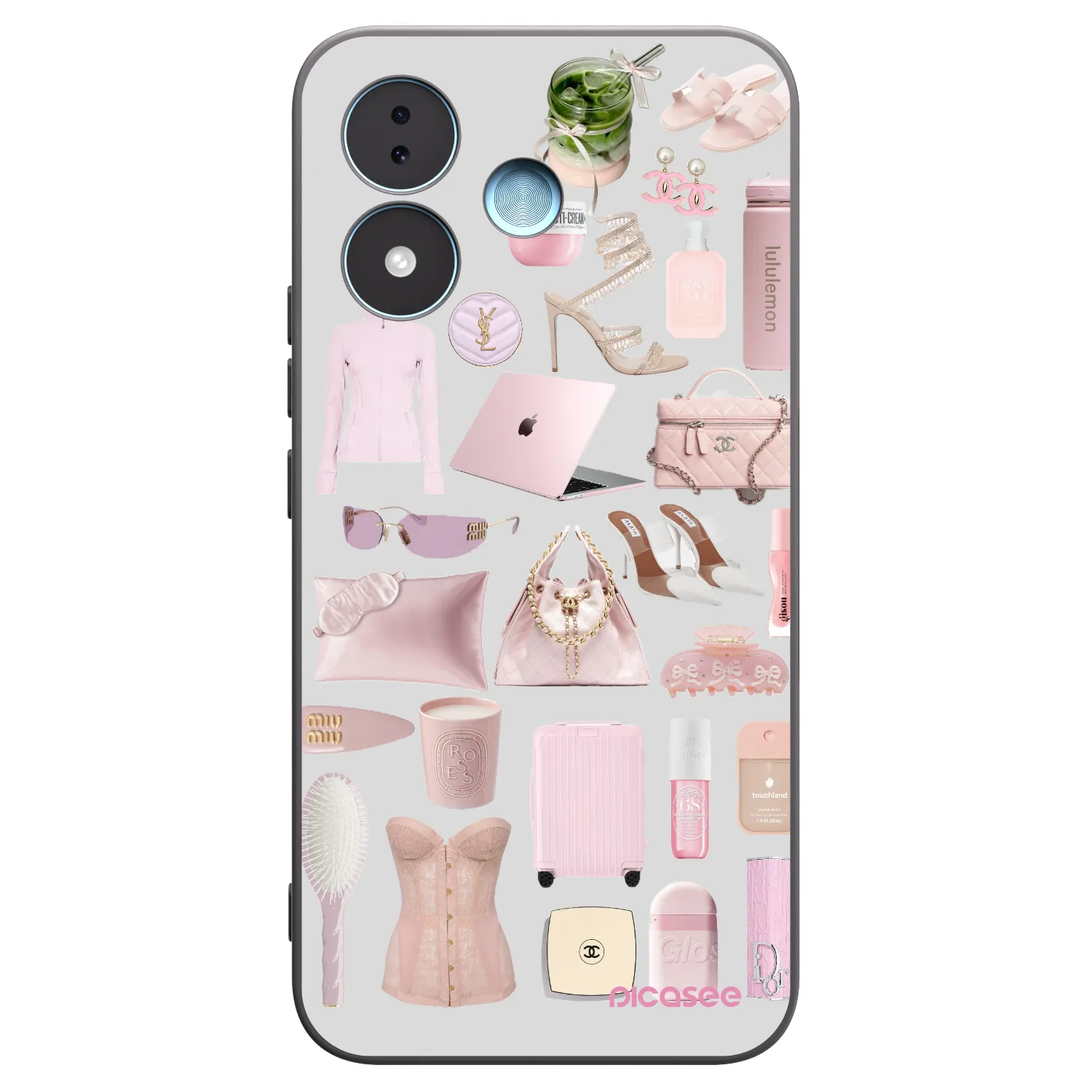 Picasee silikónový čierny obal pre Xiaomi Redmi Note 17 5G - Glam Babe